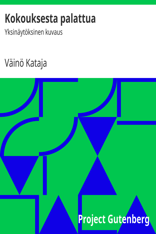 Kokouksesta palattua cover