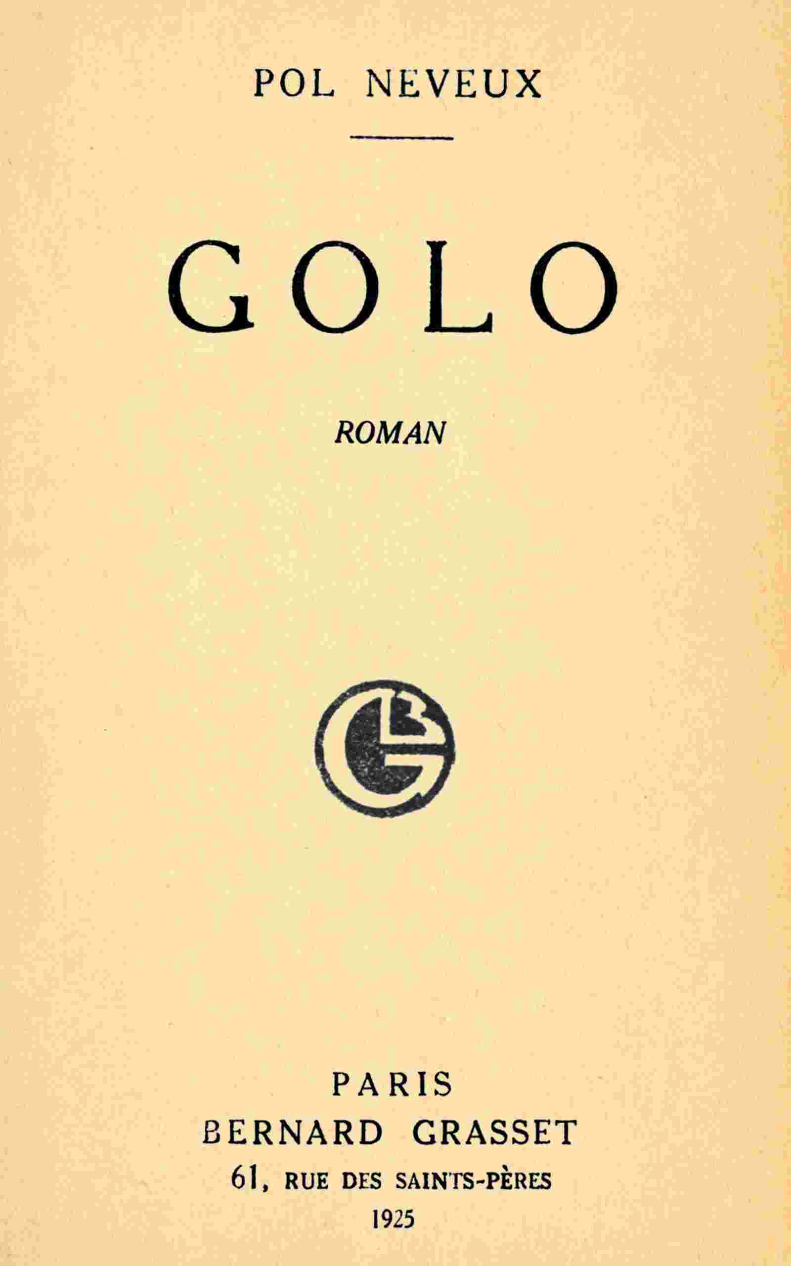 Golo cover