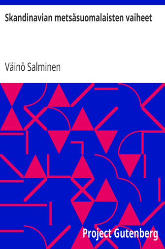 Skandinavian metsäsuomalaisten vaiheet cover