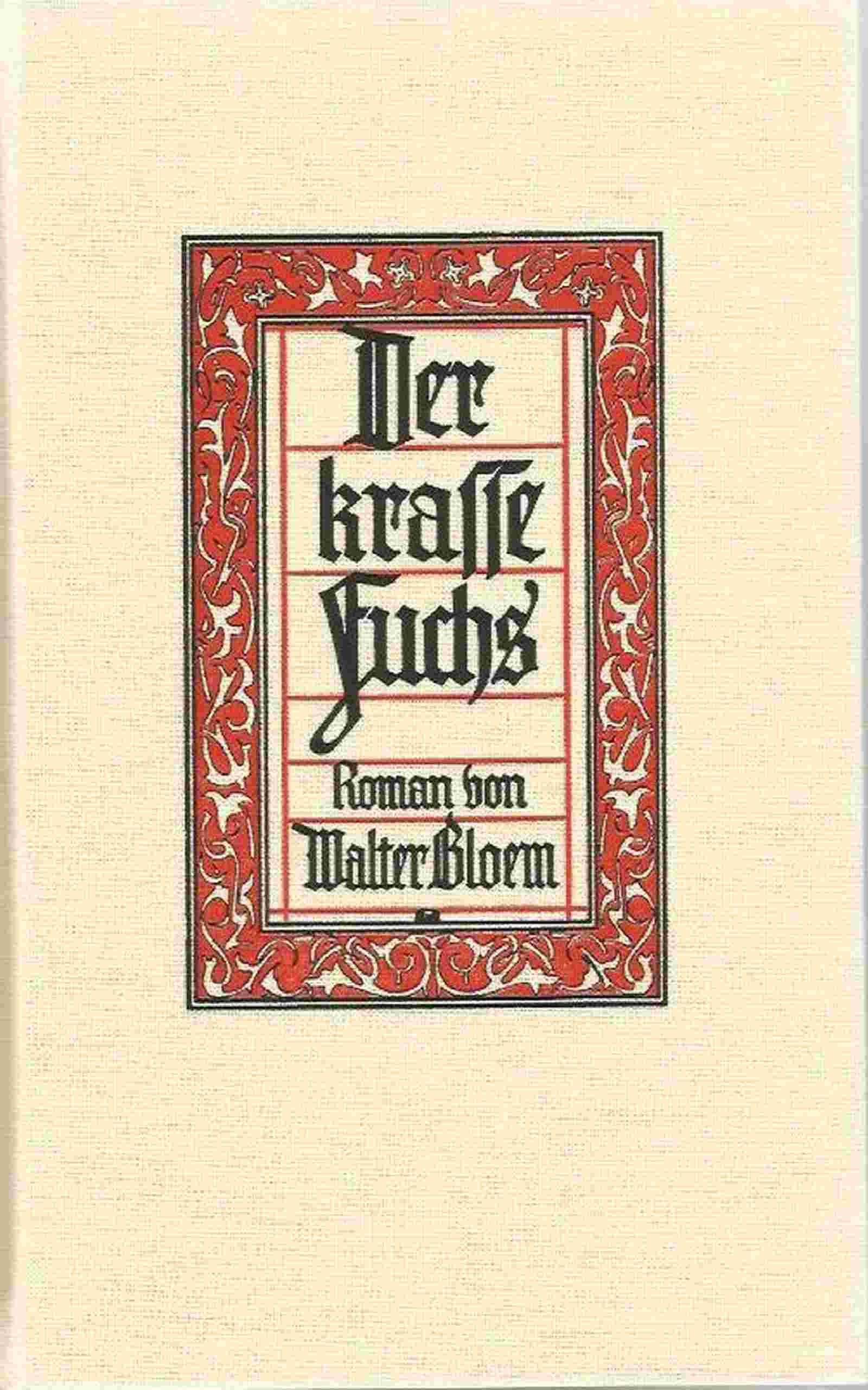 Der krasse Fuchs cover