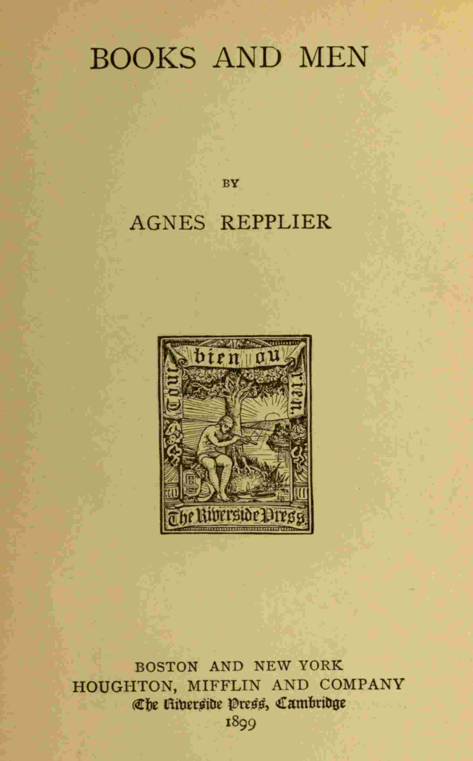 Books and men cover