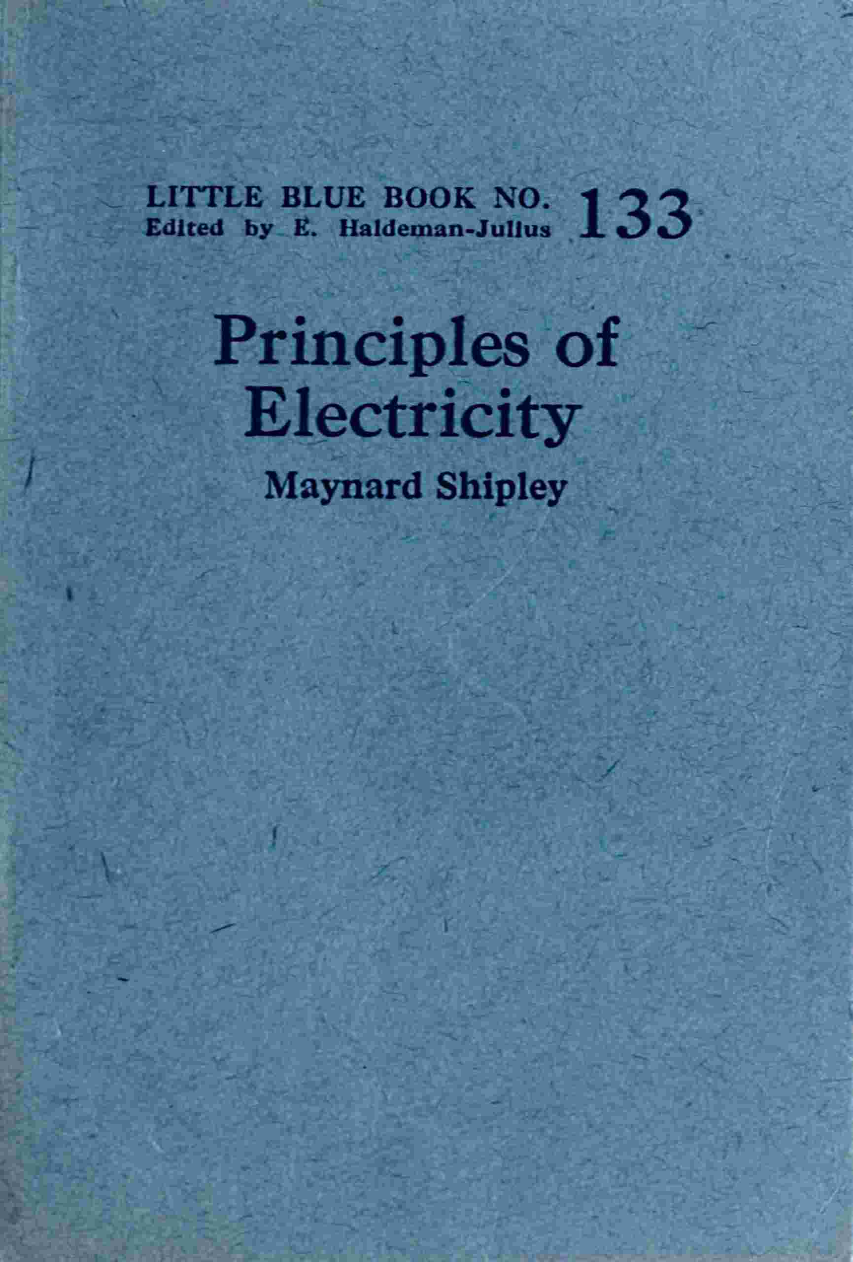 Principles of electricity cover