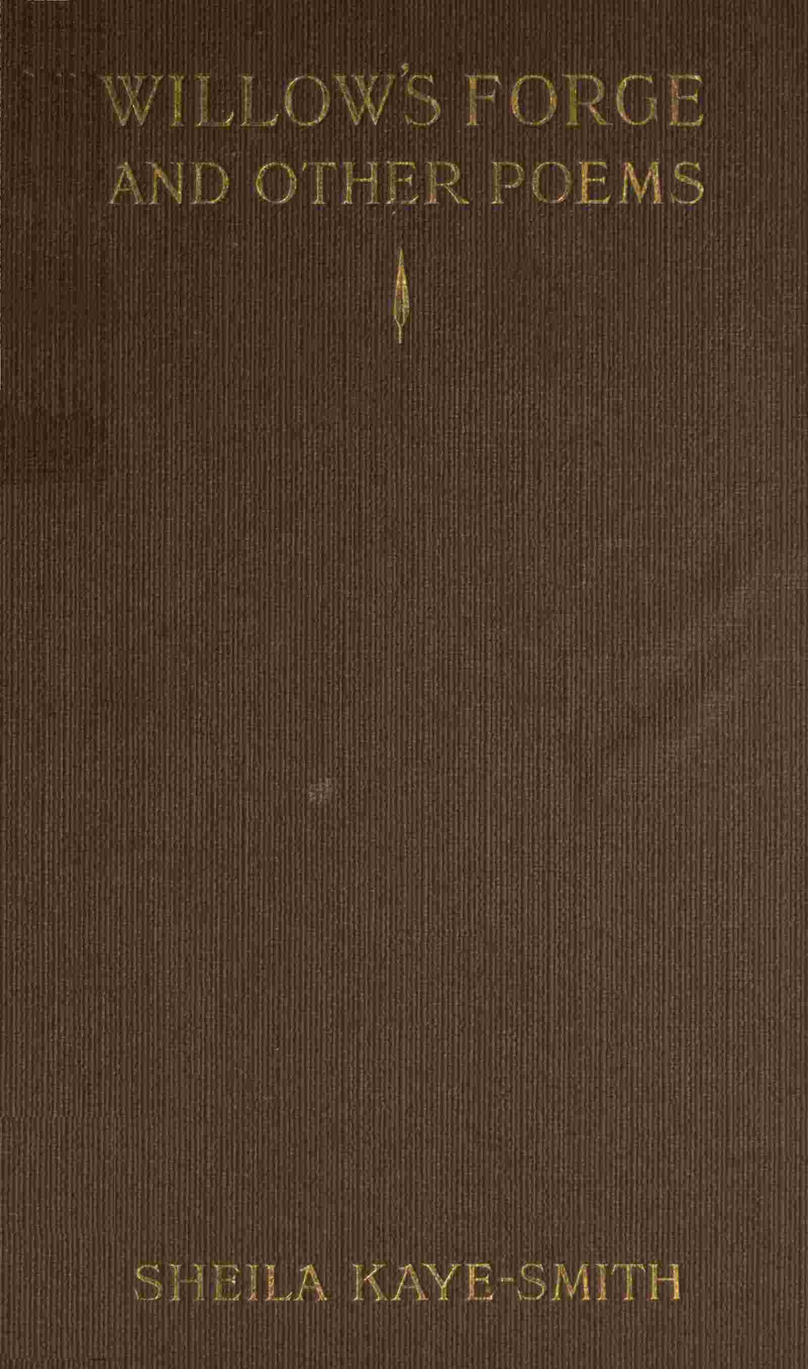 Willow's forge, and other poems cover