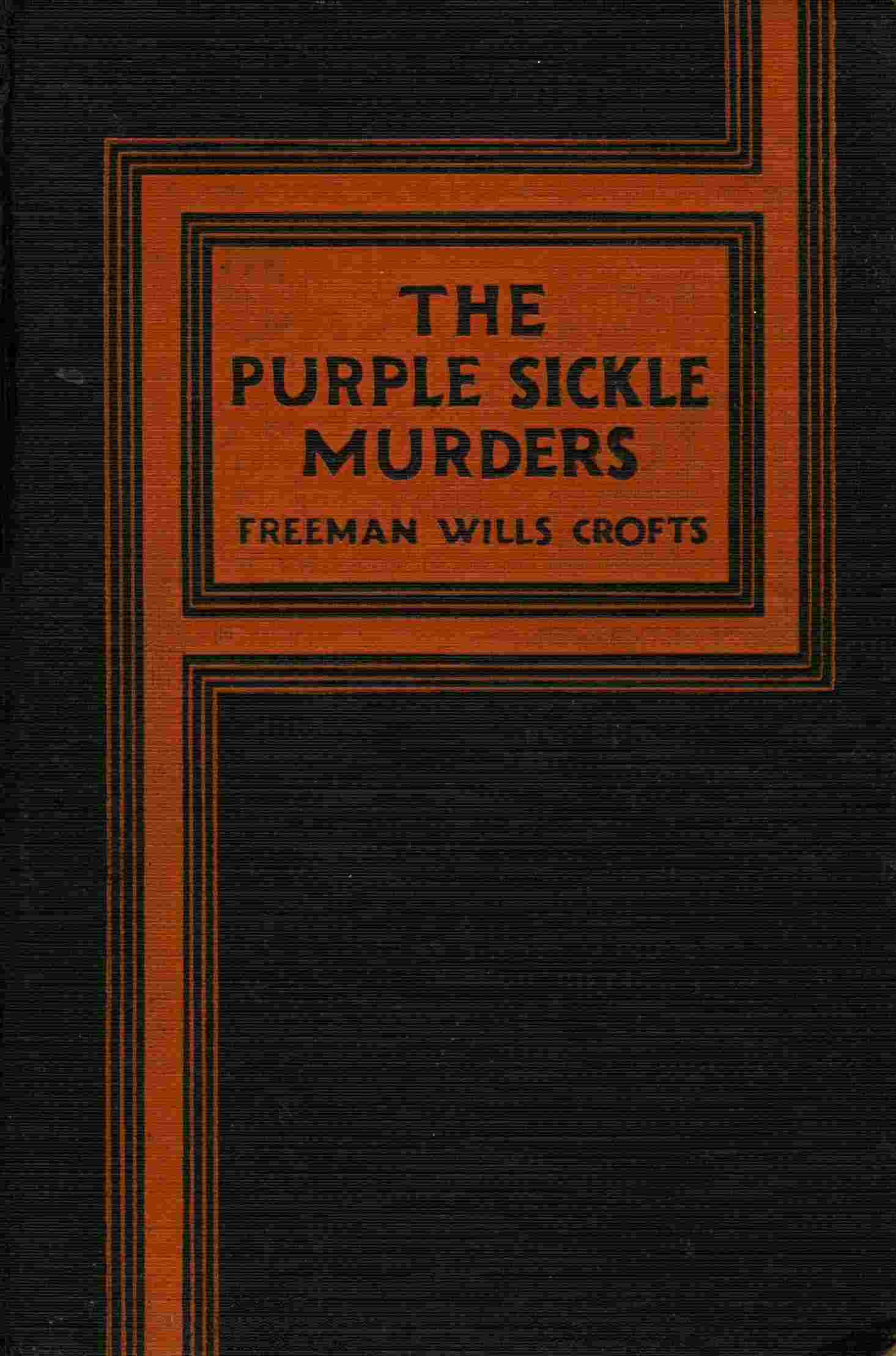 The purple sickle murders cover
