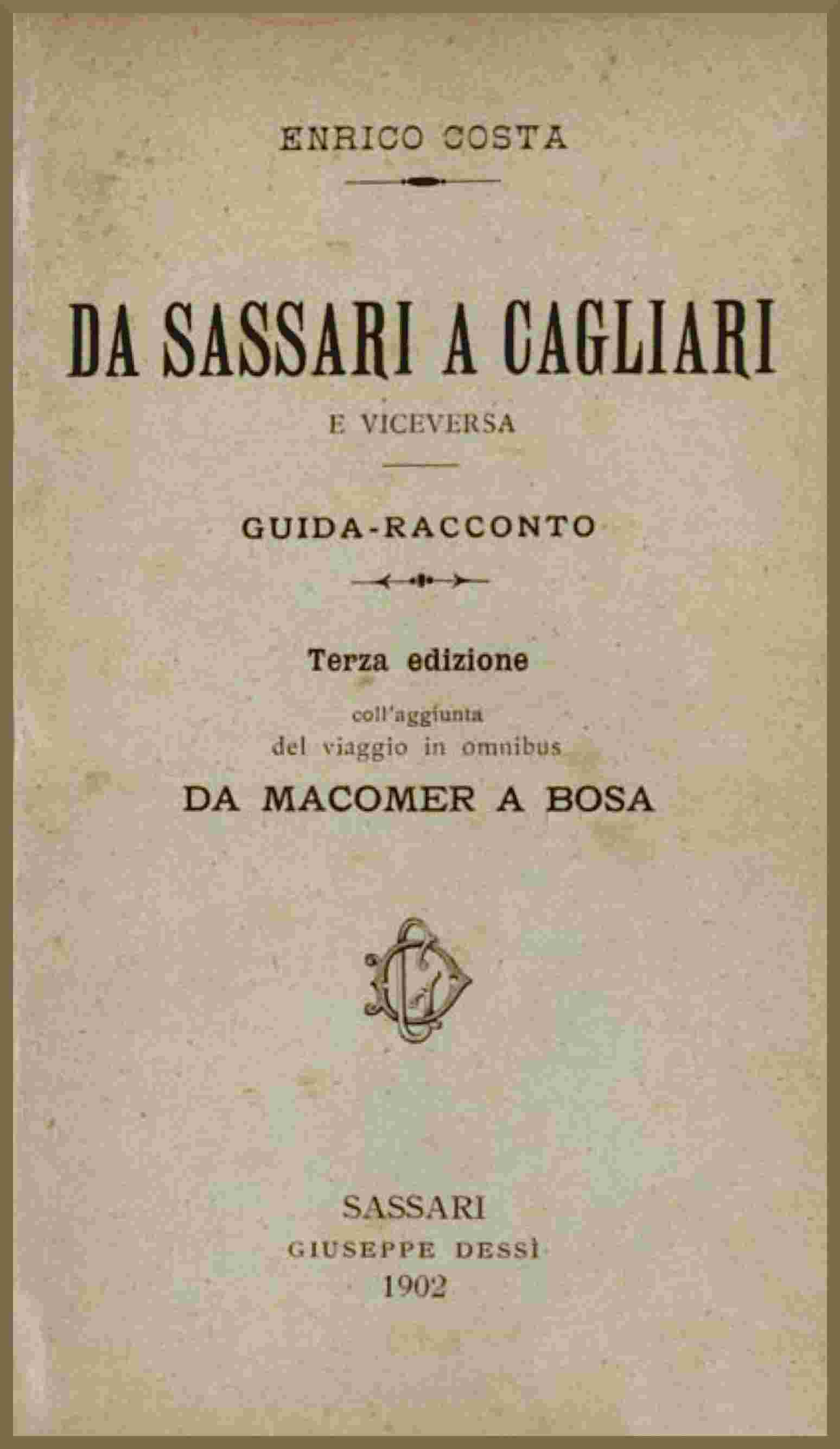 Da Sassari a Cagliari e viceversa cover