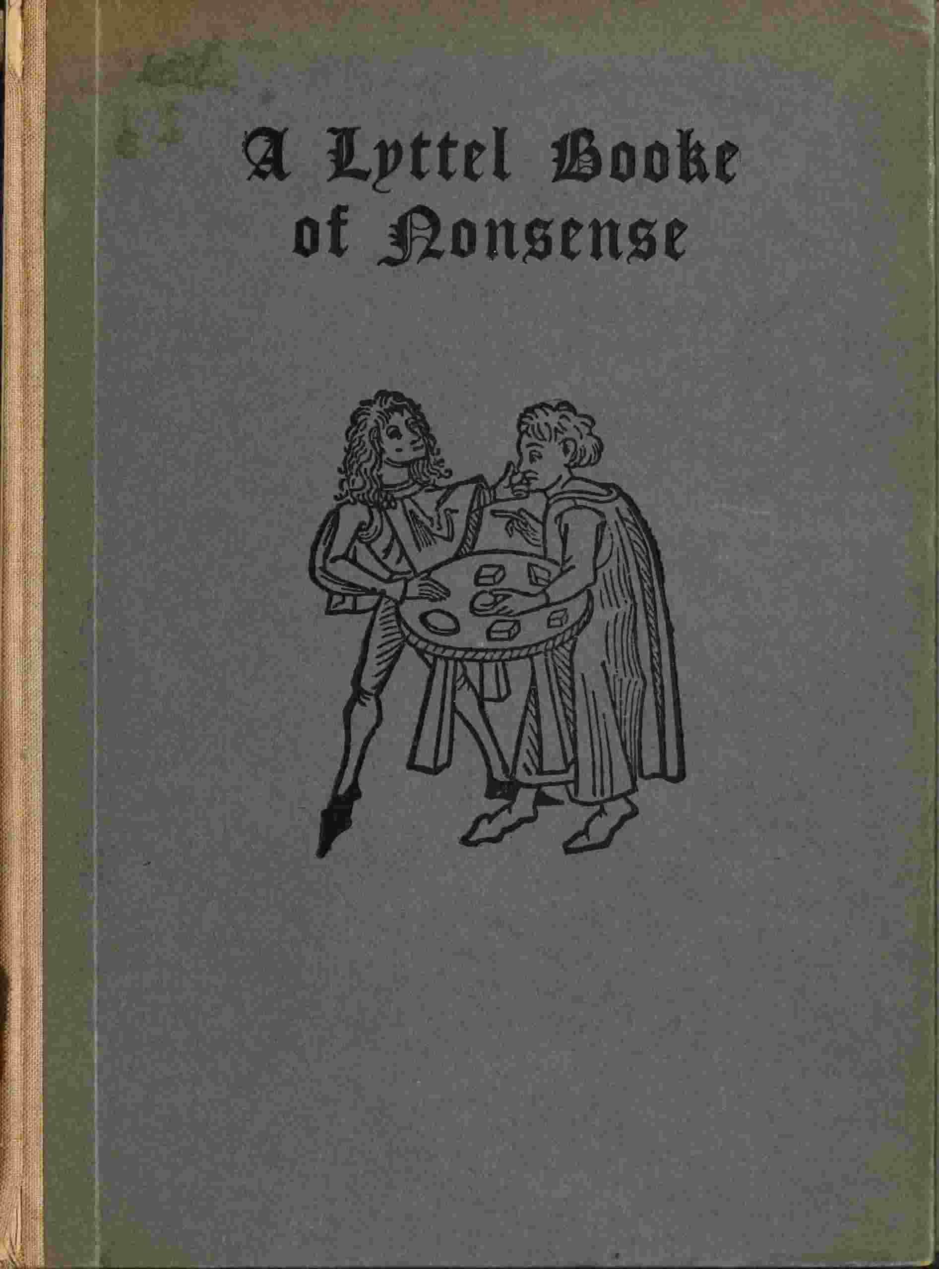 A lyttel booke of nonsense cover