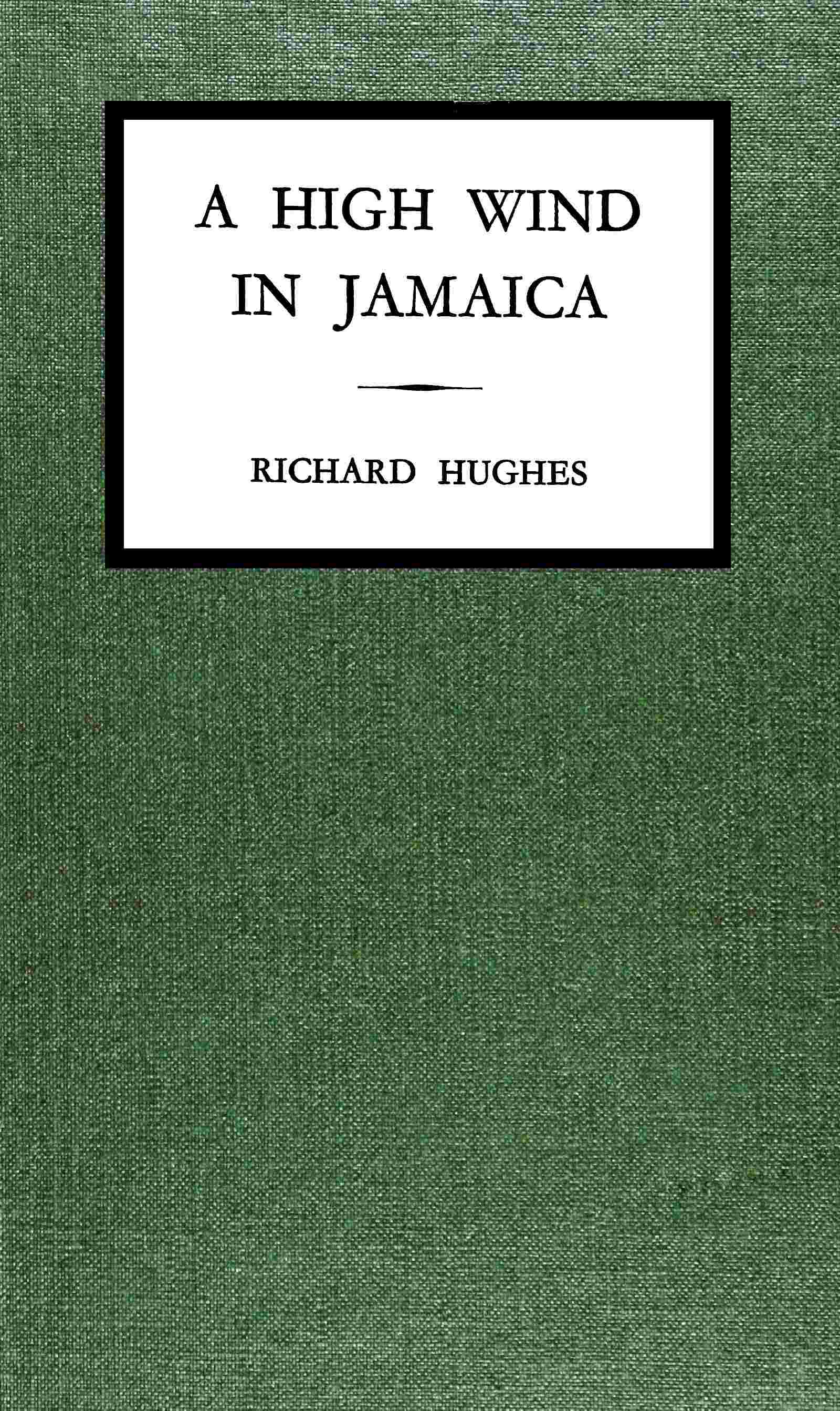 A high wind in Jamaica cover