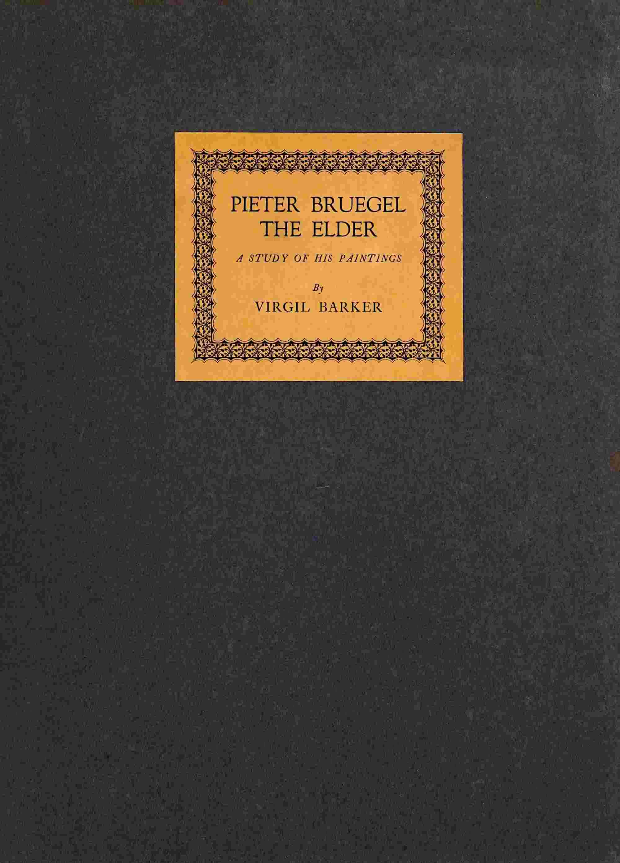 Pieter Bruegel the Elder cover