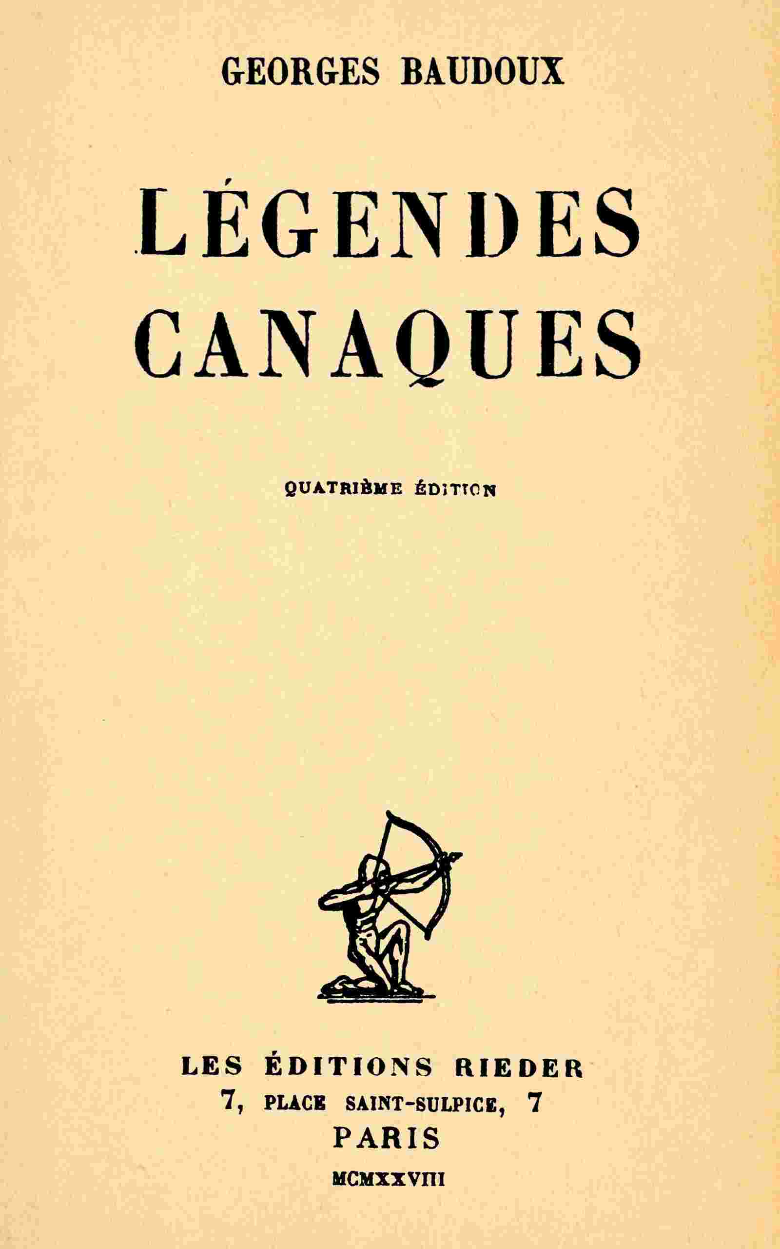 Légendes canaques cover