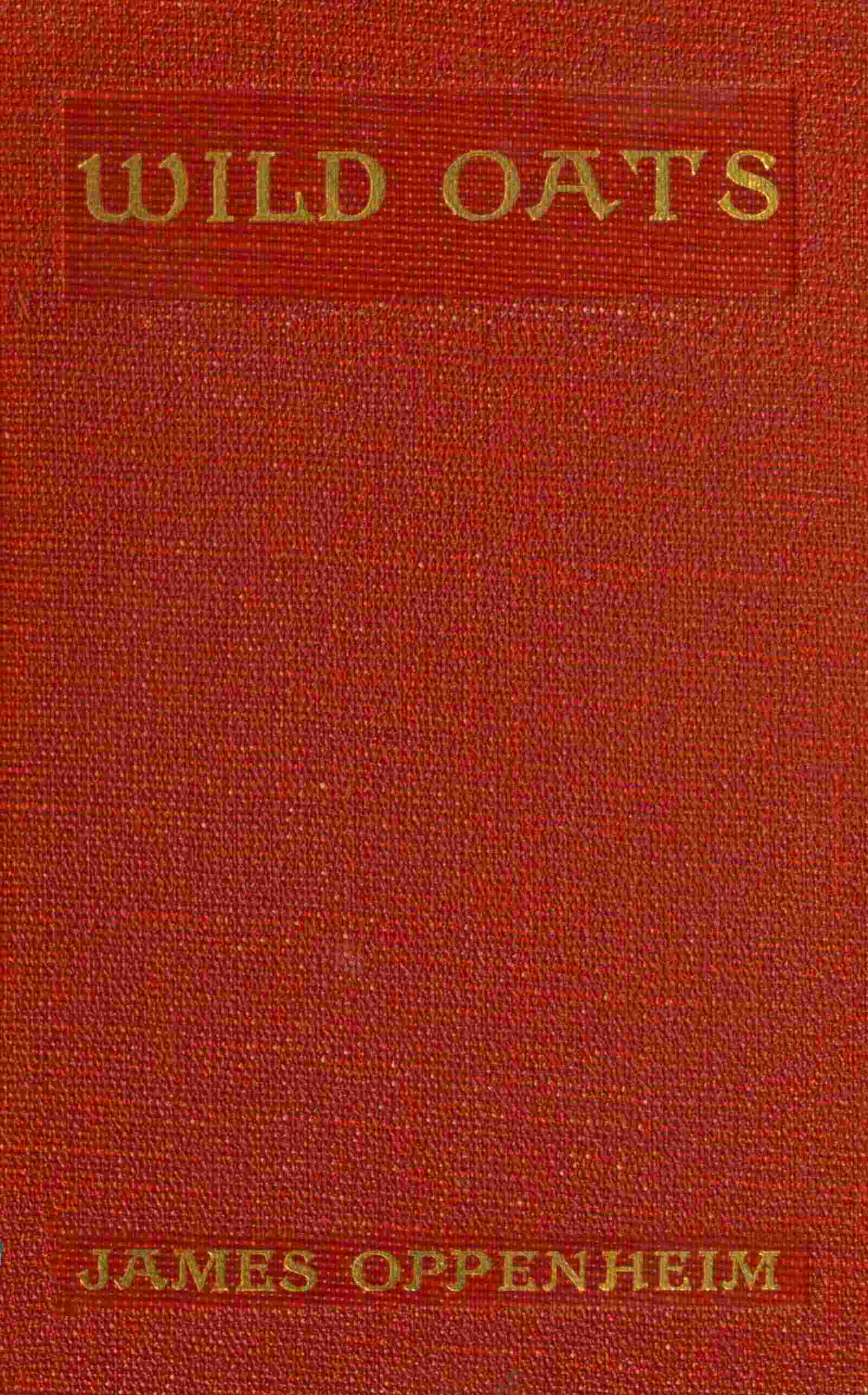Wild oats cover