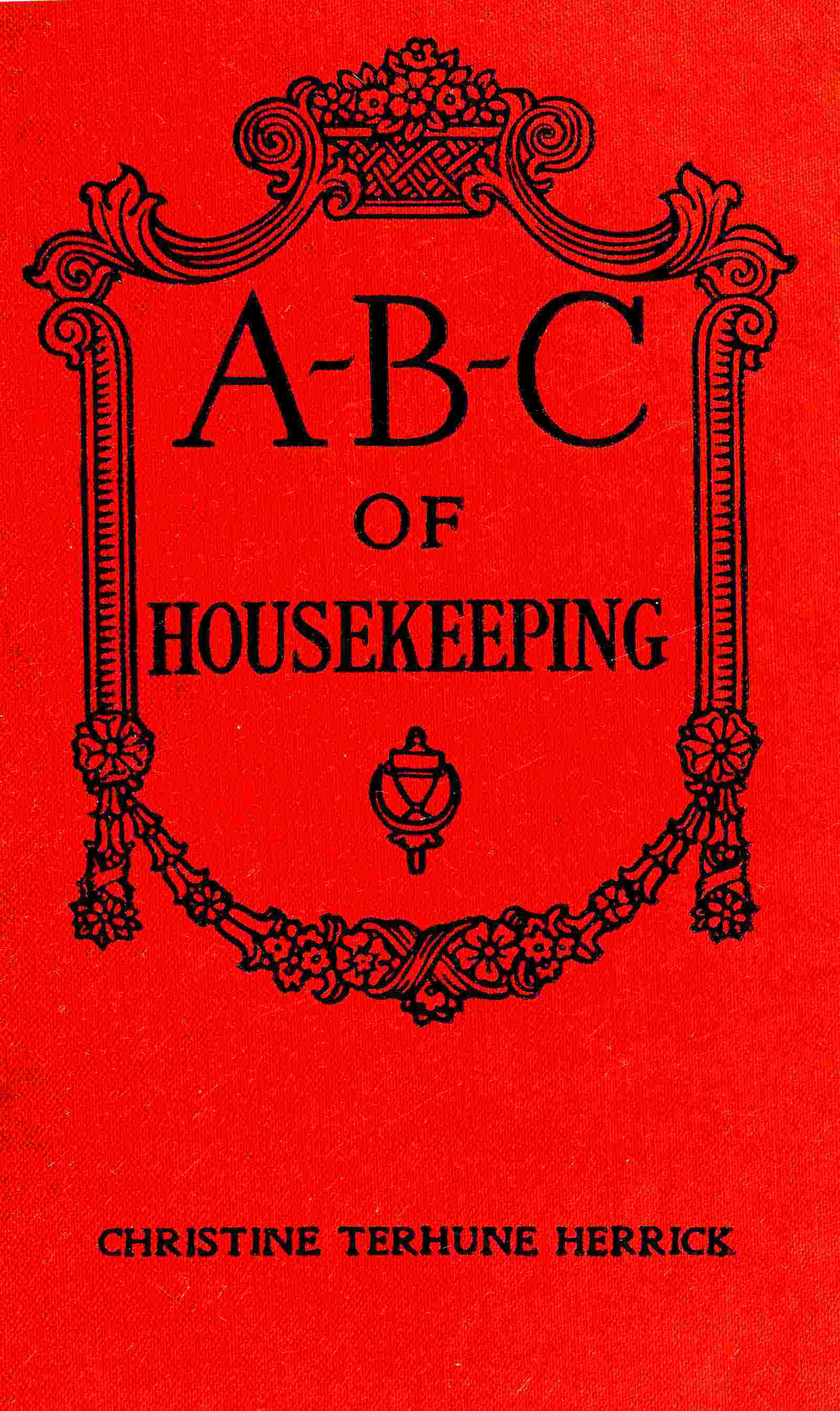 A-B-C of housekeeping cover