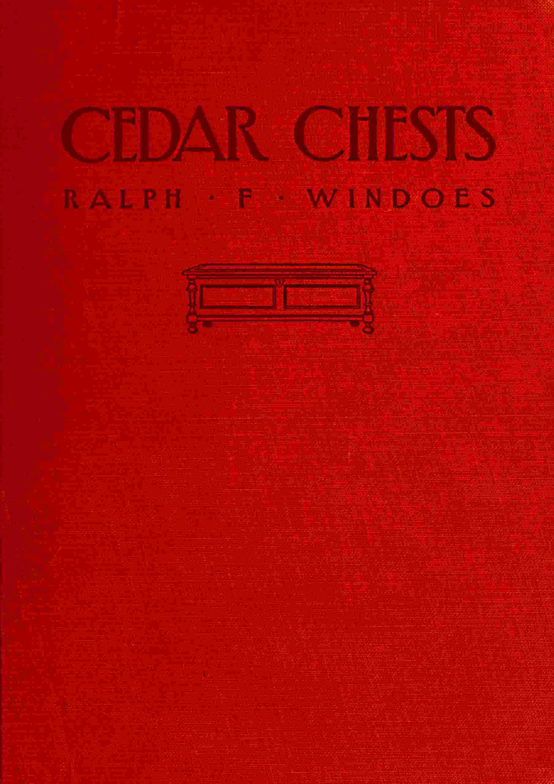 Cedar chests, how to make them cover