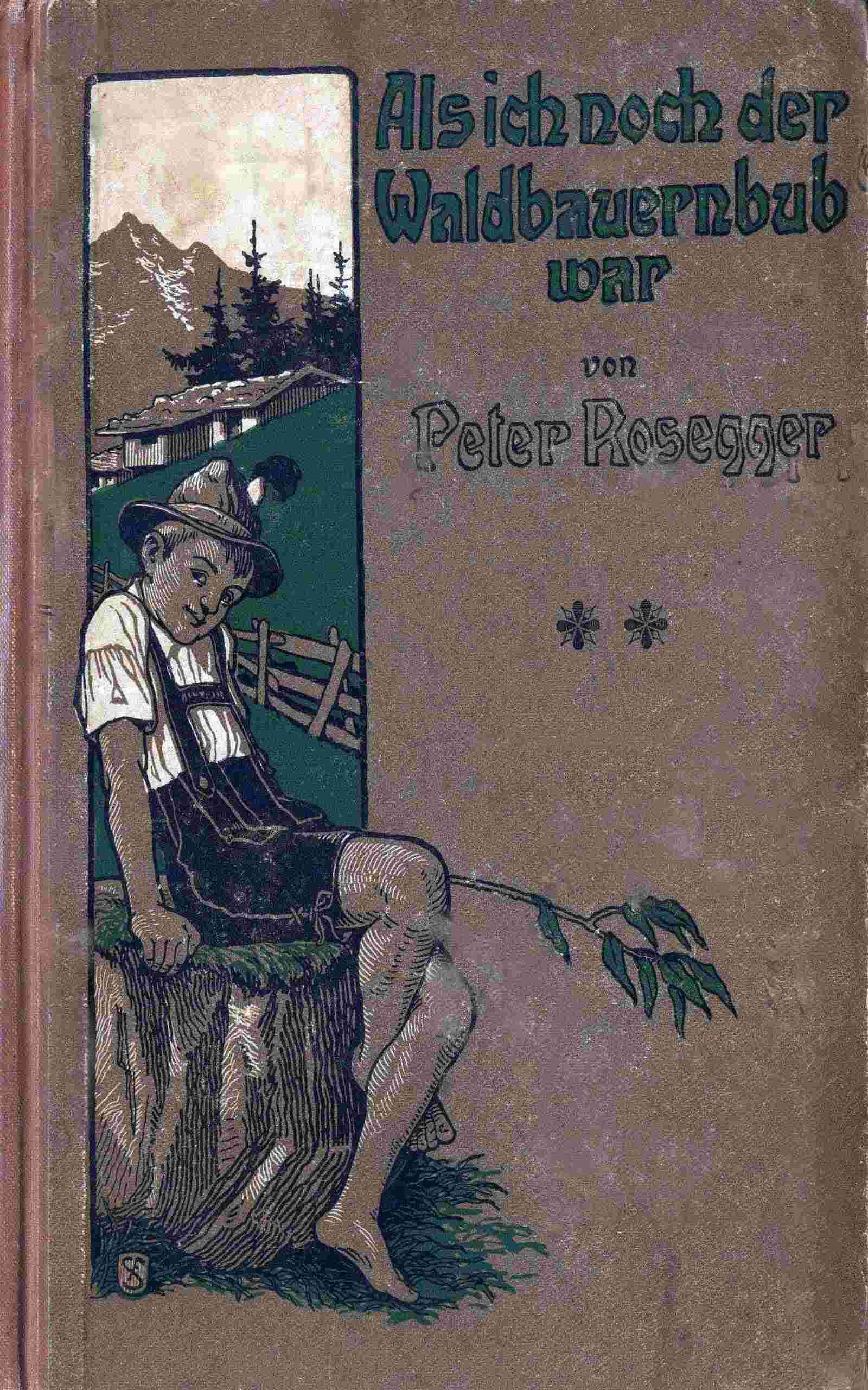 Als ich noch der Waldbauernbub war. Band 2 / Für die Jugend ausgewählt aus den Schriften Roseggers vom Hamburger Jugendschriftenausschuß. cover