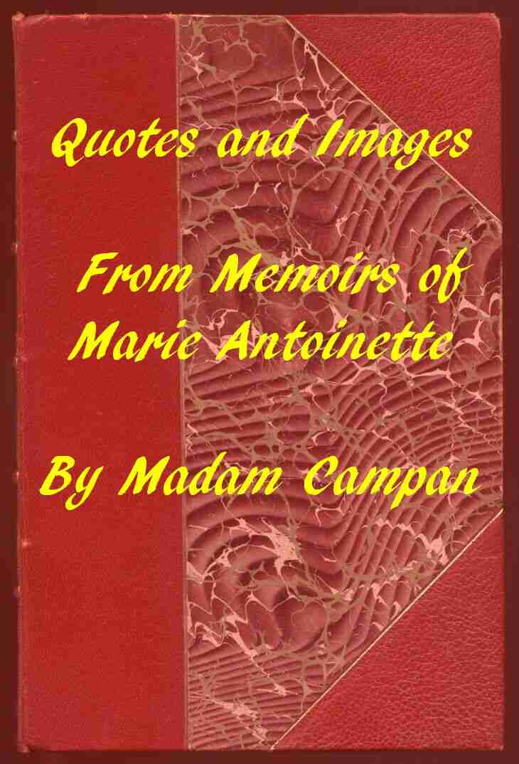 Quotes and Images From Memoirs of Marie Antoinette cover