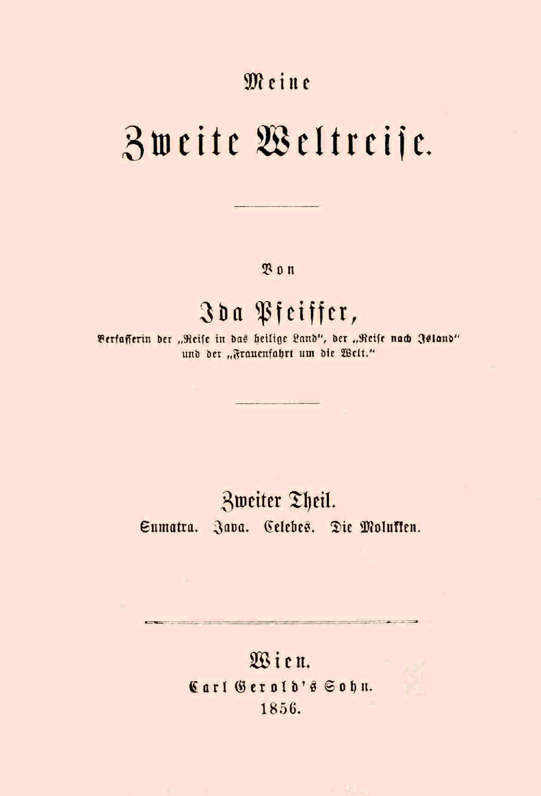 Meine zweite Weltreise cover