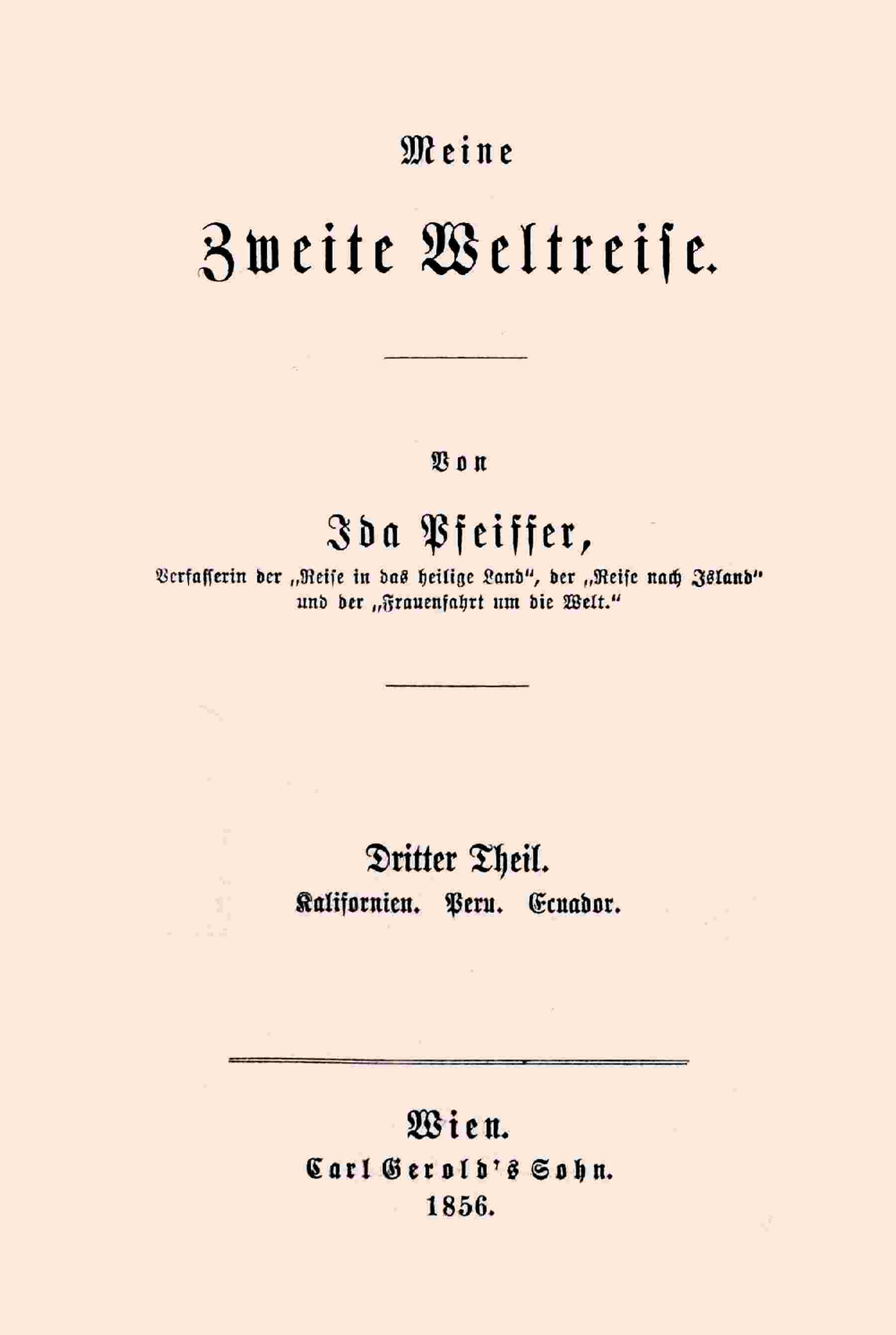 Meine zweite Weltreise cover