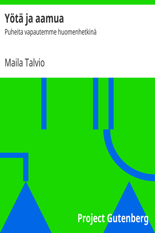 Yötä ja aamua cover