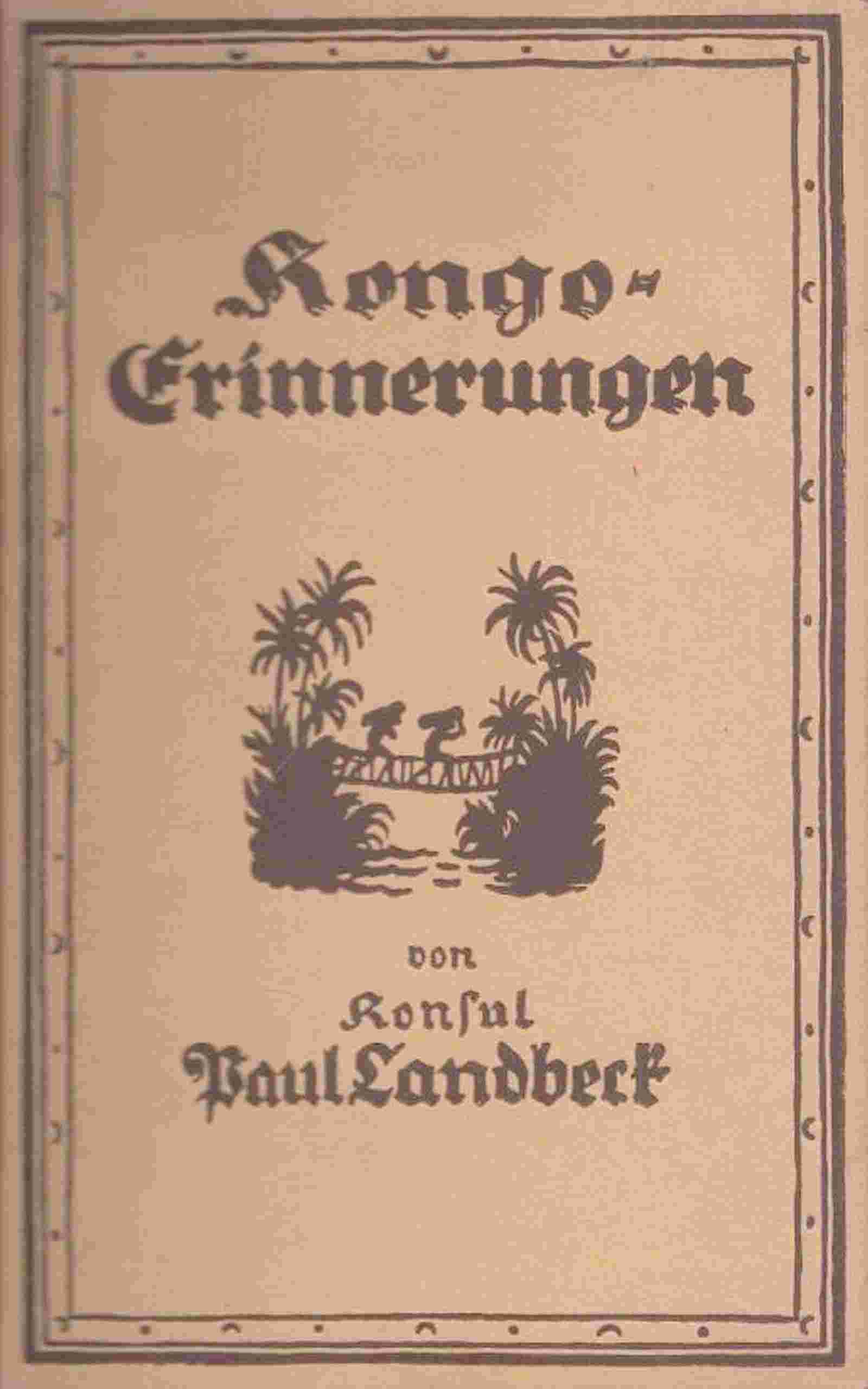 Kongoerinnerungen cover