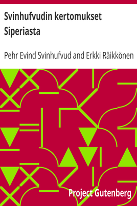 Svinhufvudin kertomukset Siperiasta cover