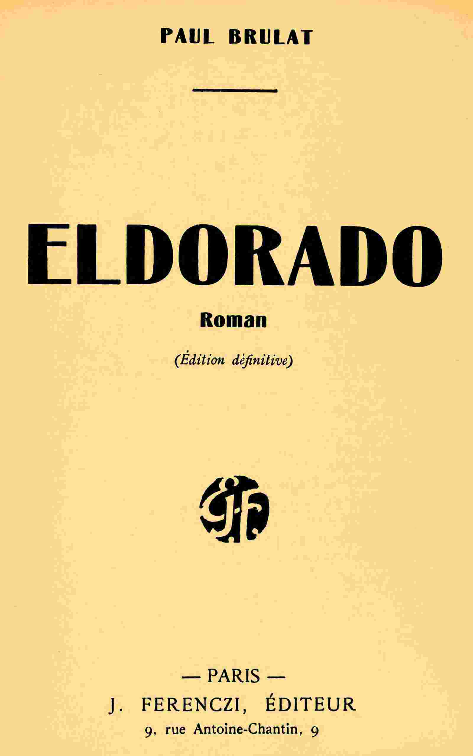 Eldorado cover