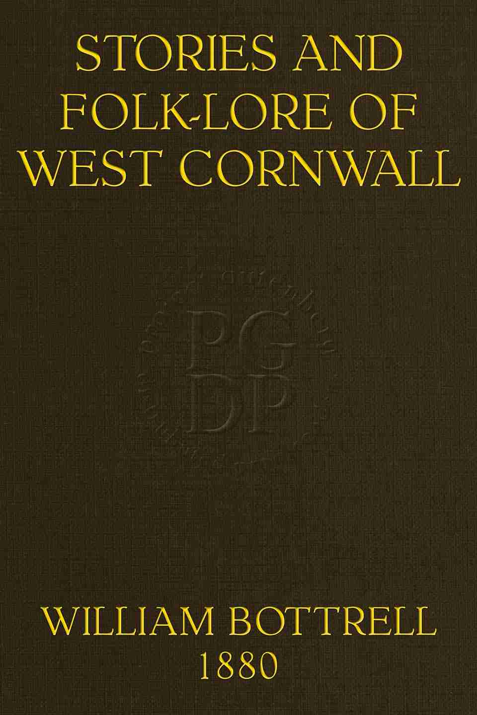 Stories and folk-lore of West Cornwall. Third Series cover