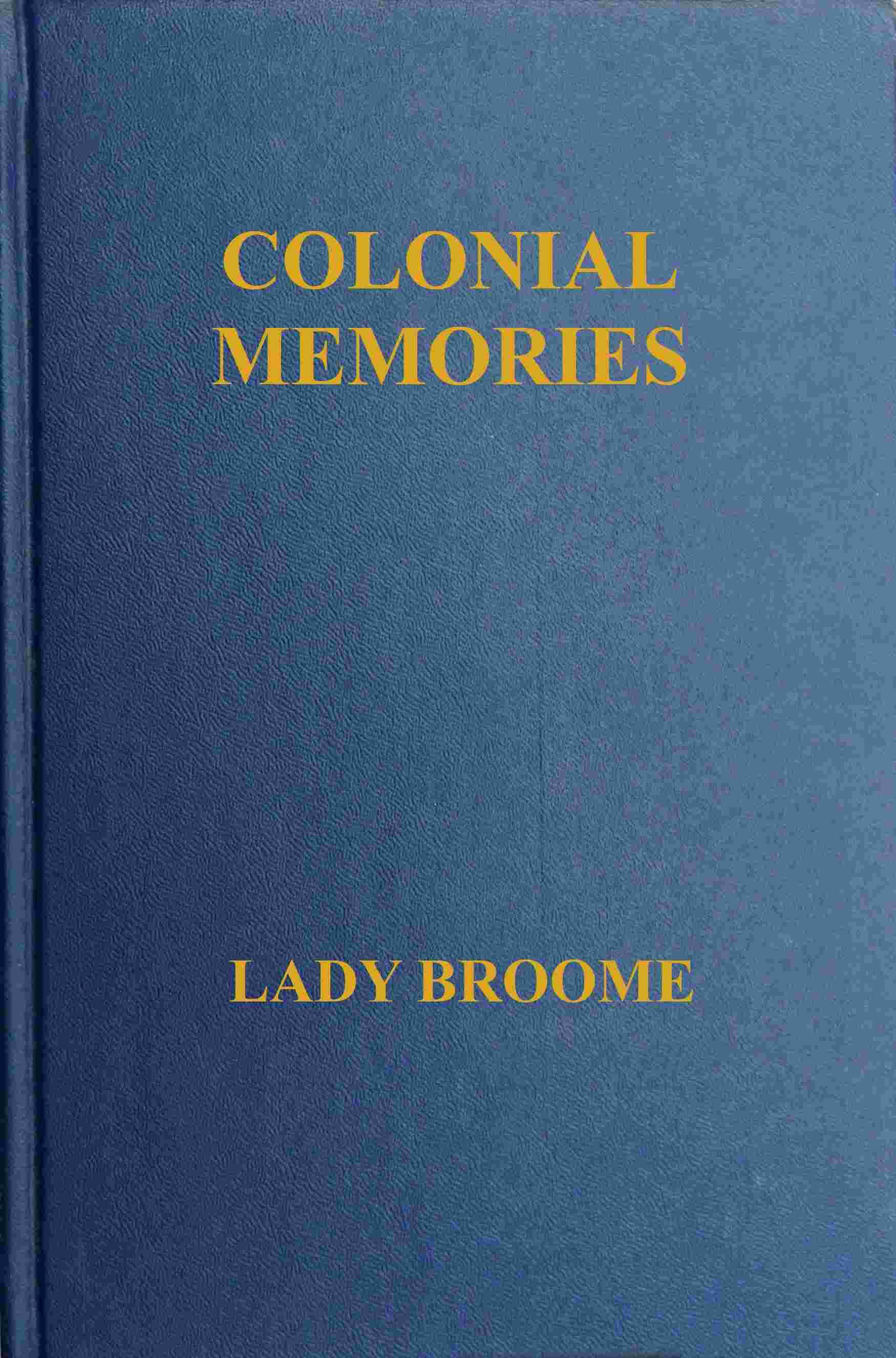Colonial memories cover