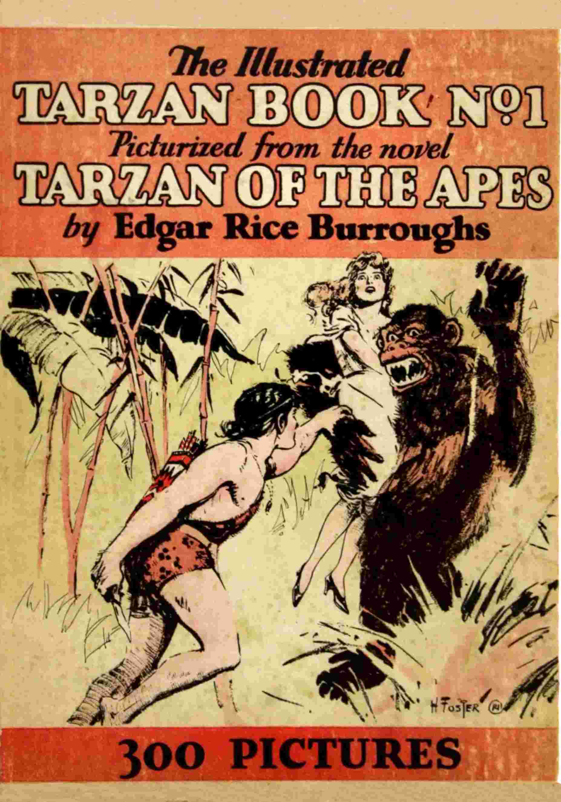 The illustrated Tarzan book no. 1 cover