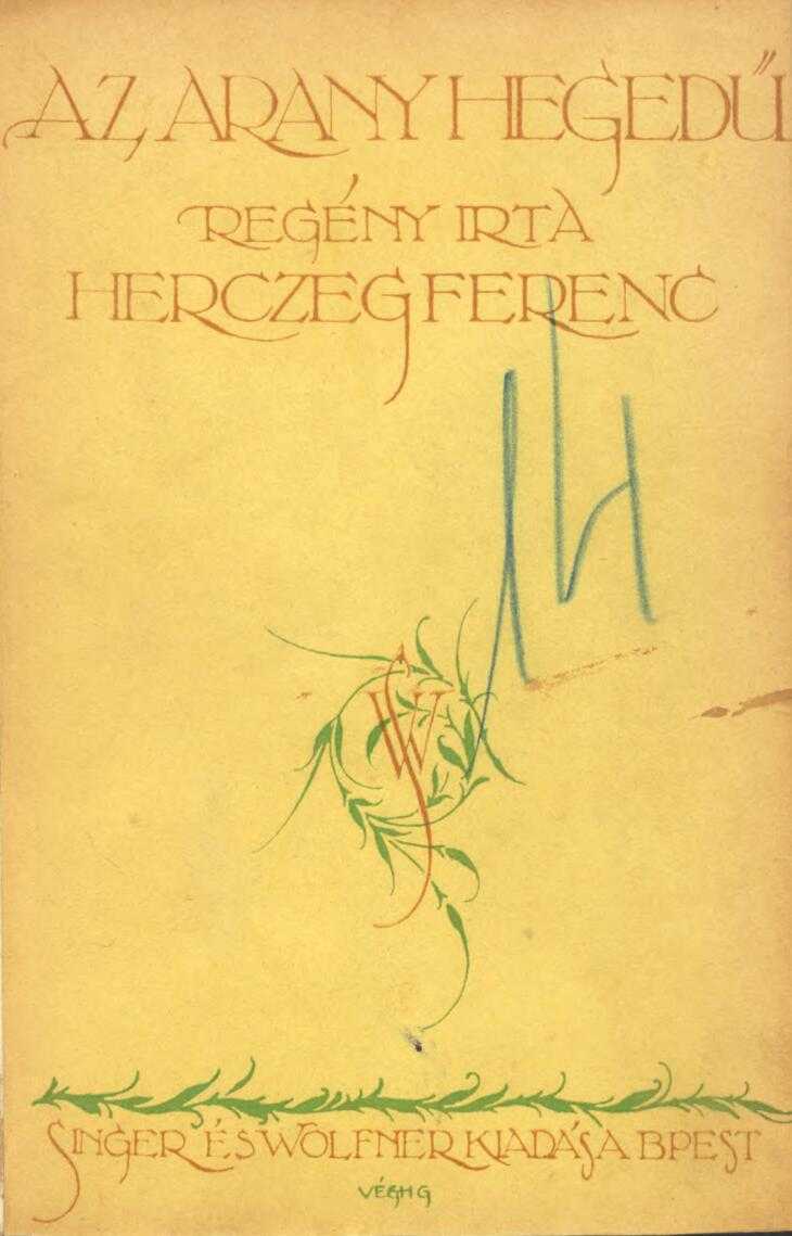 Az arany hegedű cover
