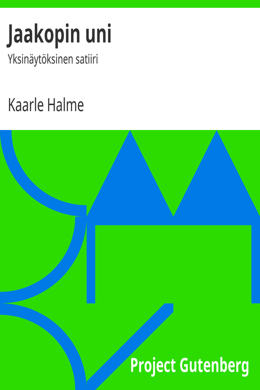 Jaakopin uni cover