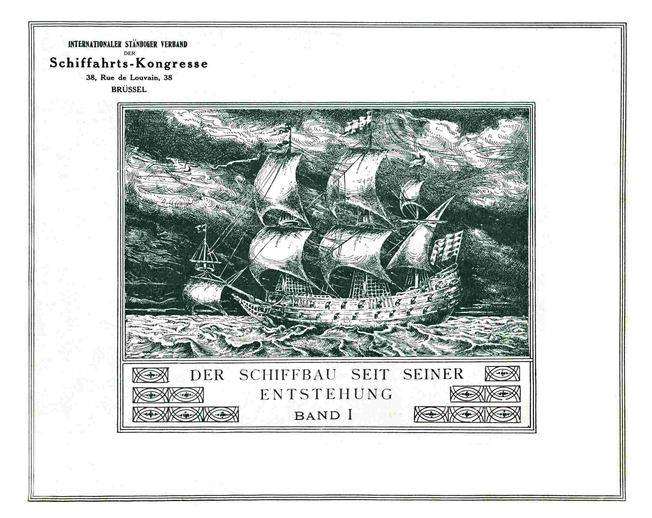 Der Schiffbau seit seiner Entstehung, Band 1 cover