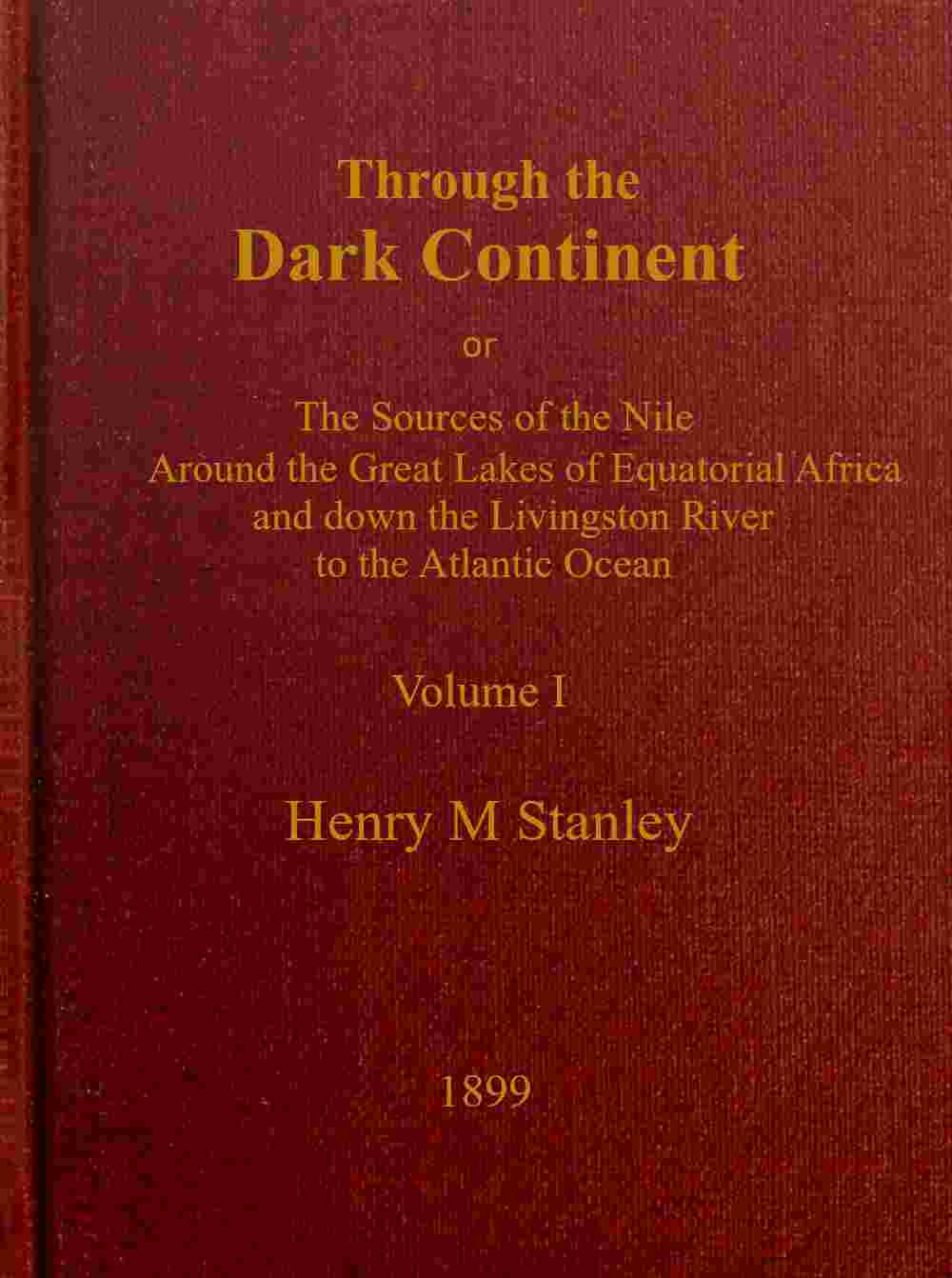 Through the Dark Continent, Vol. 1 (of 2) cover