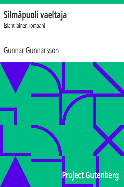 Silmäpuoli vaeltaja cover