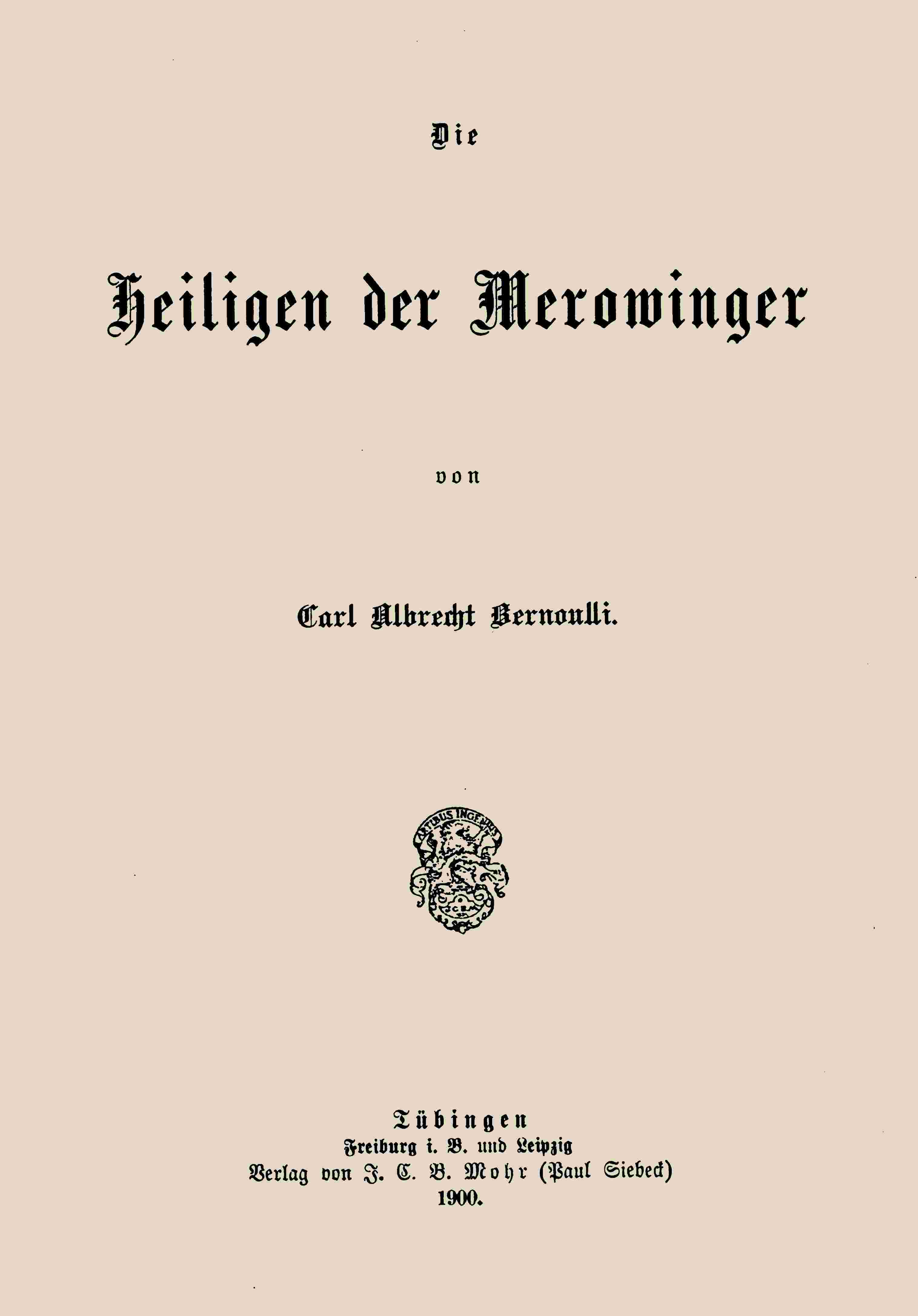 Die Heiligen der Merowinger cover