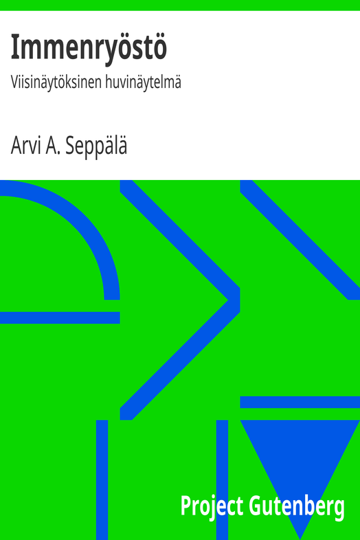 Immenryöstö cover