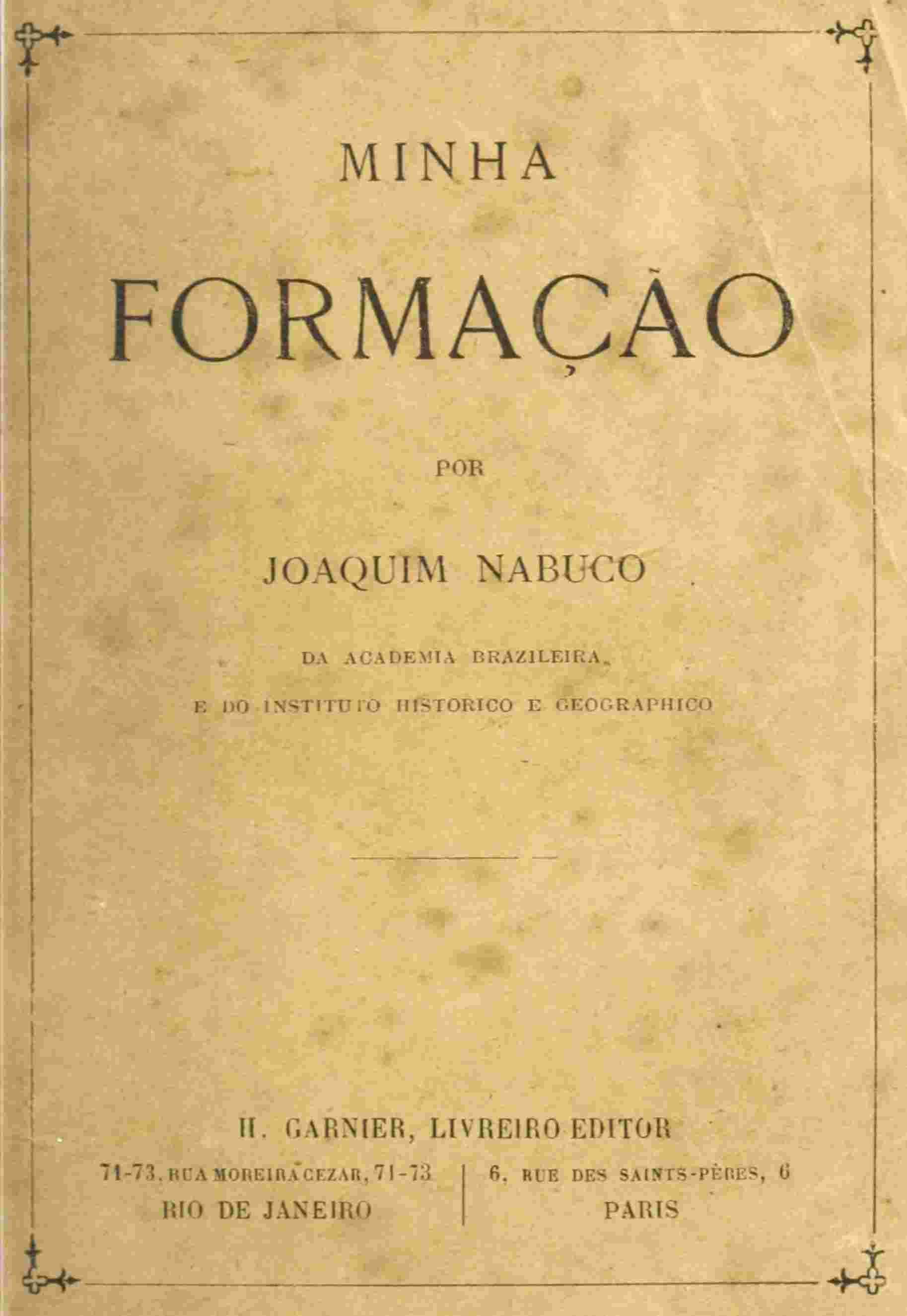 Minha formação cover