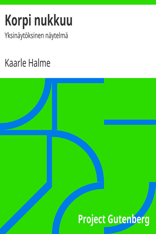 Korpi nukkuu cover