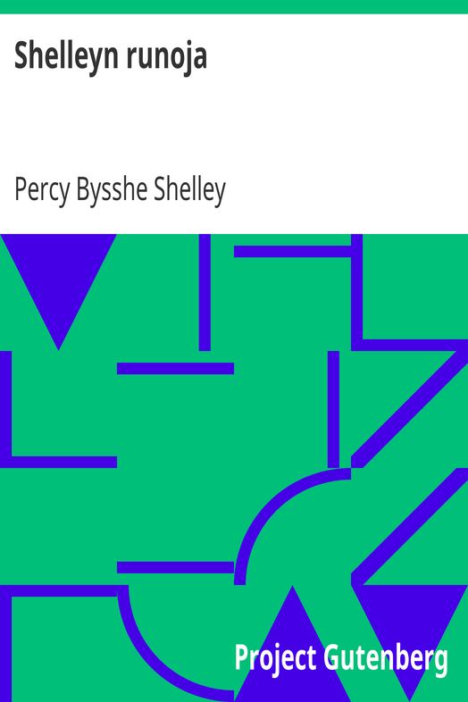 Shelleyn runoja cover
