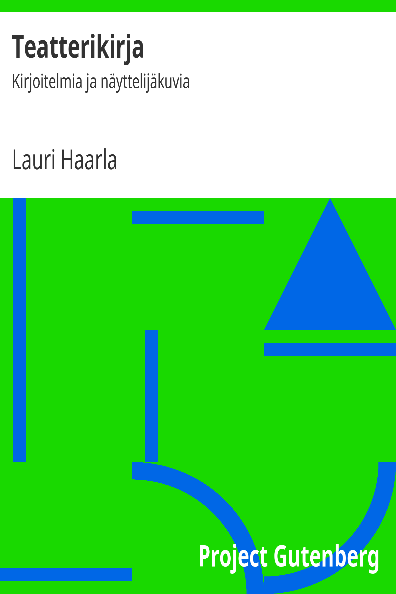 Teatterikirja cover