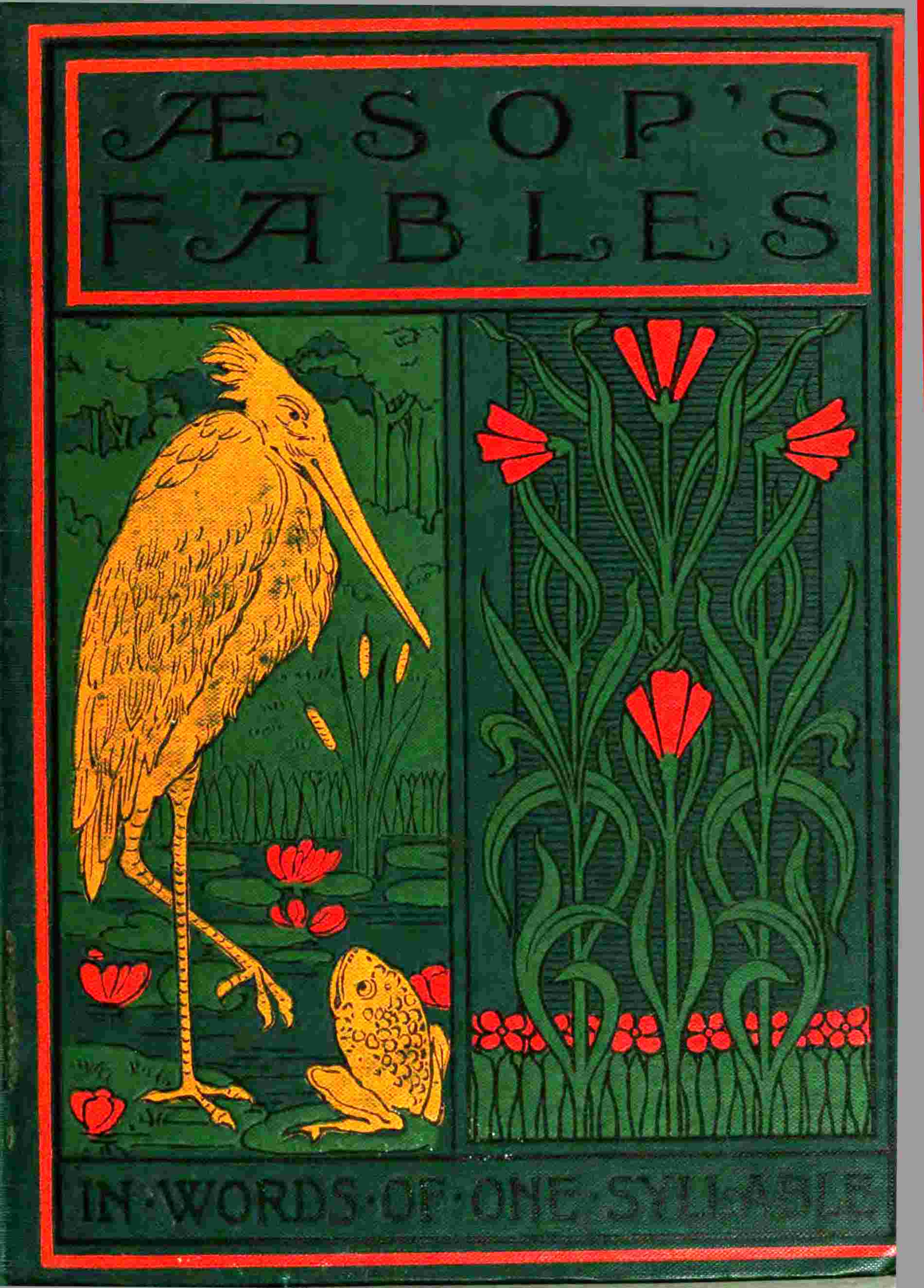 Æsop's fables in words of one syllable cover