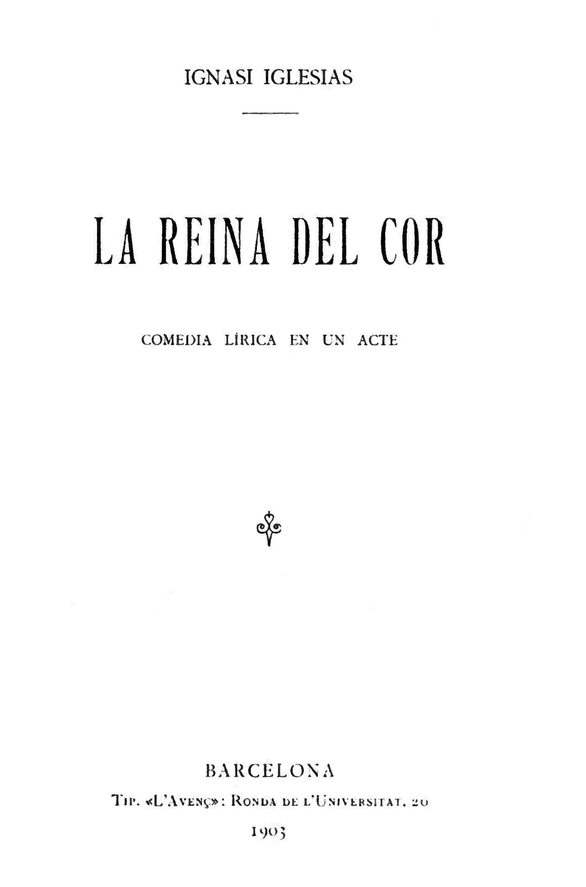 La reina del cor cover