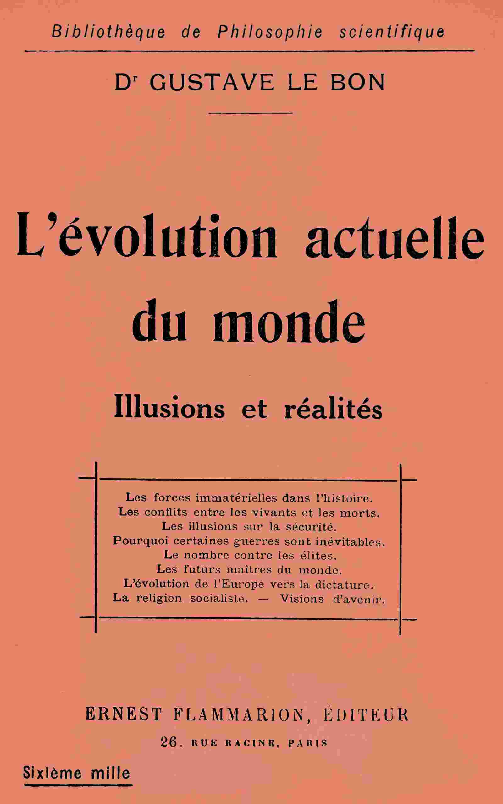 L'évolution actuelle du monde: illusions et réalités cover