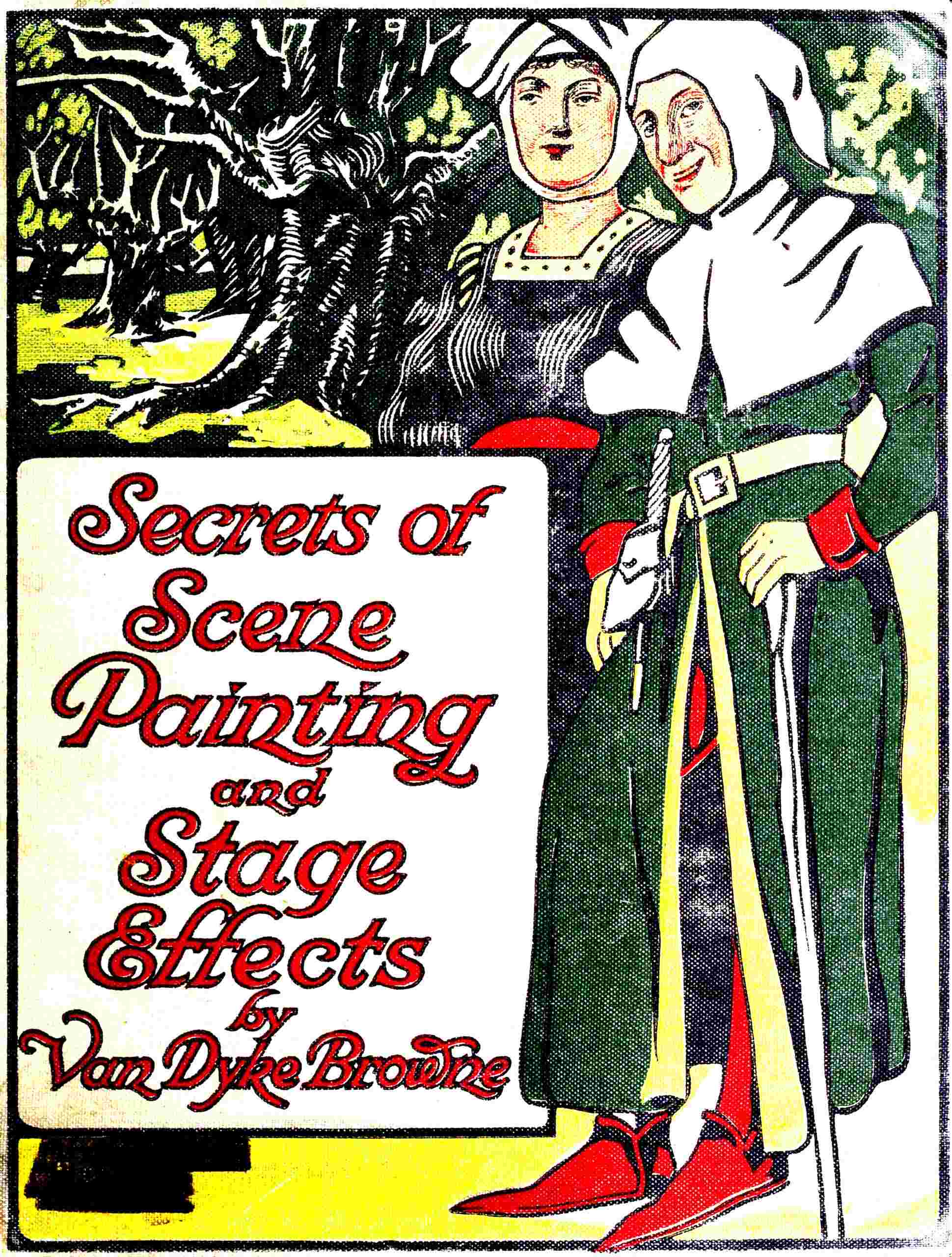 Secrets of scene painting and stage effects cover