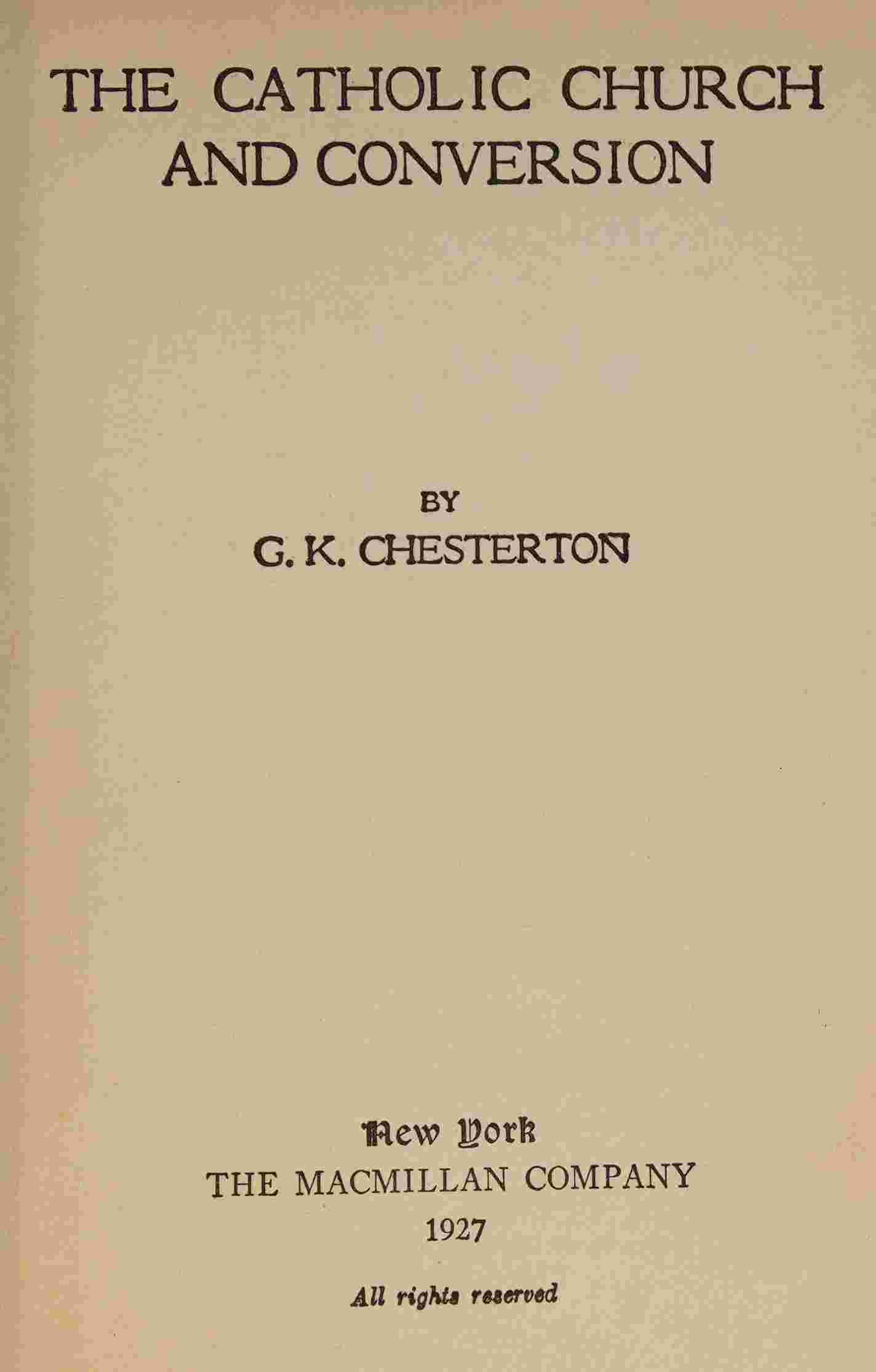 The Catholic Church and conversion cover