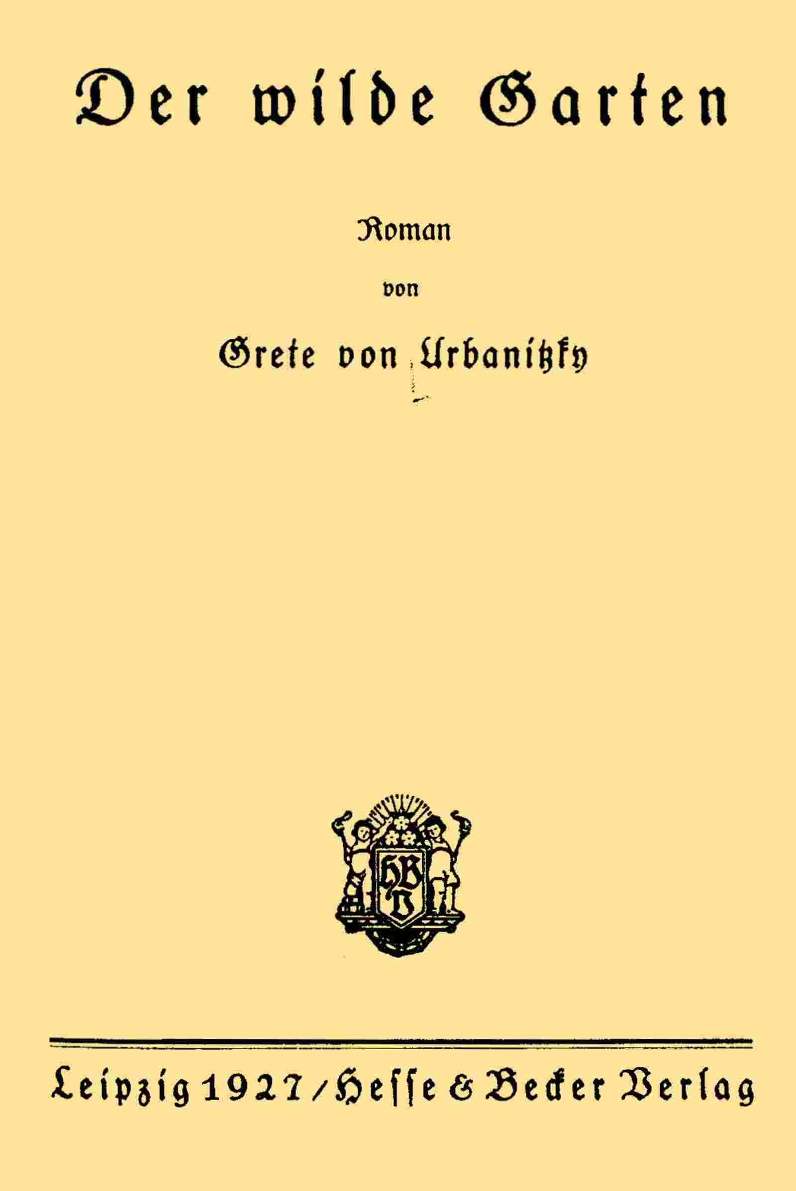 Der wilde Garten cover