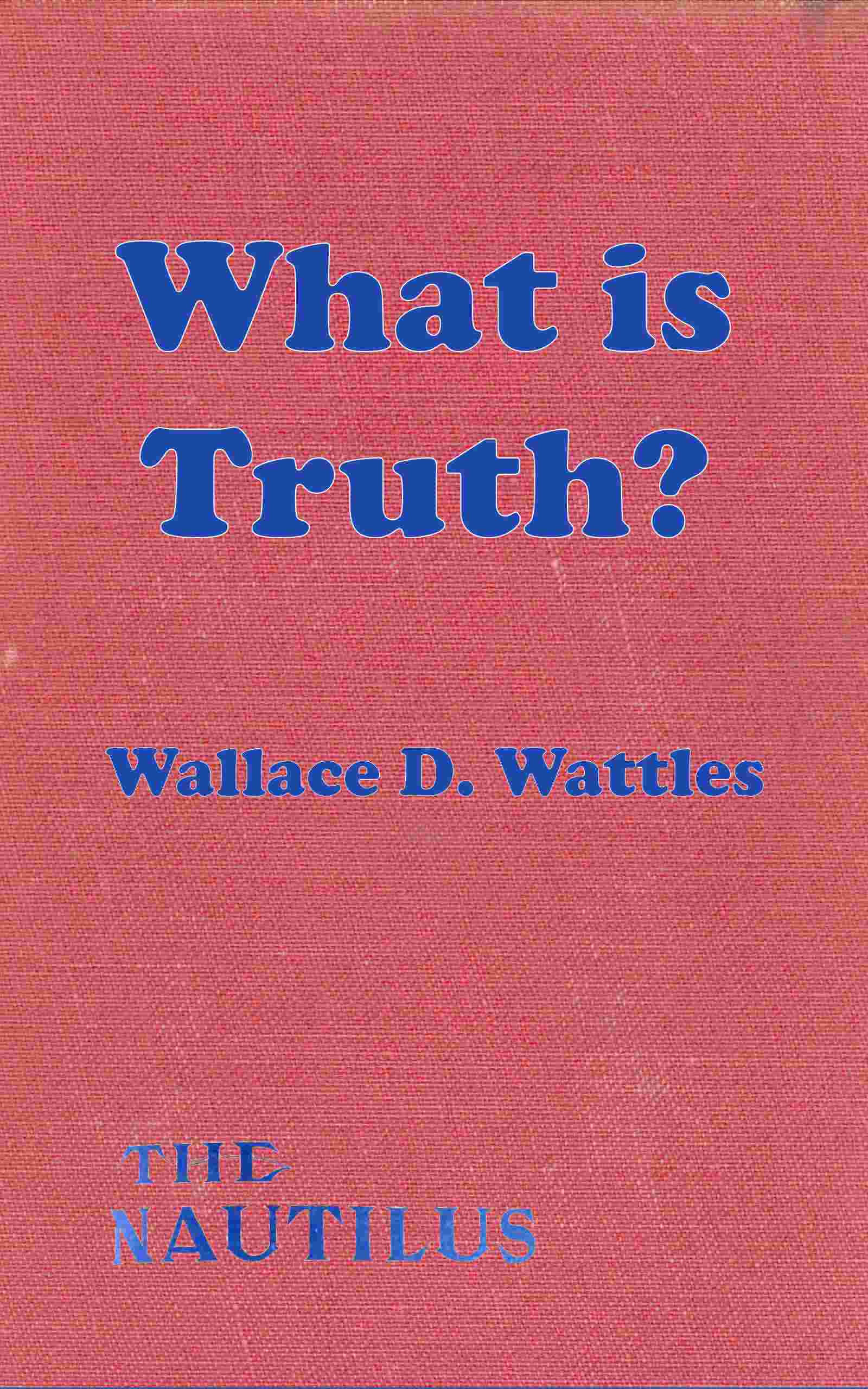 What is truth? cover