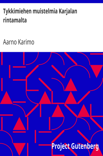 Tykkimiehen muistelmia Karjalan rintamalta cover