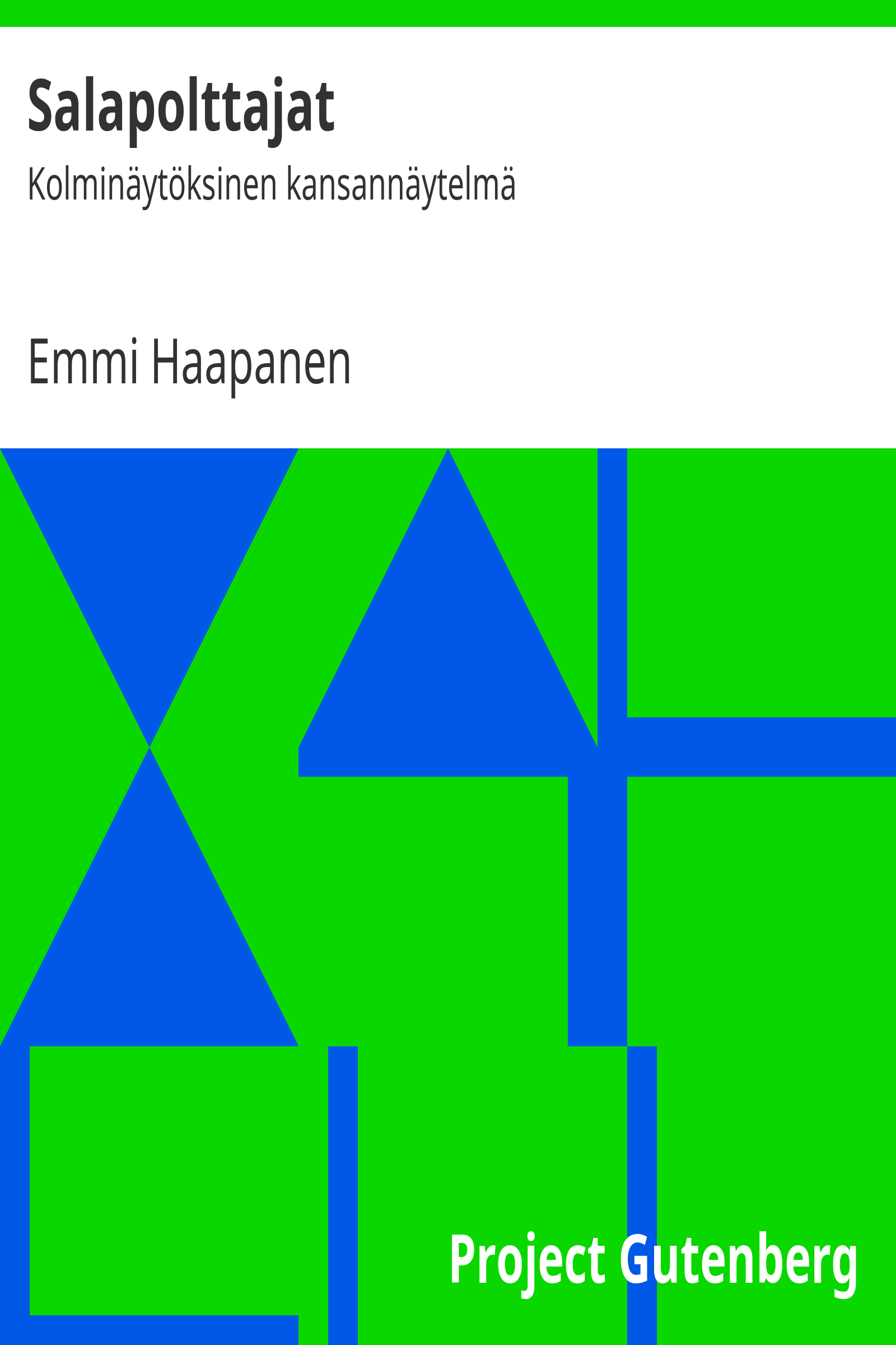 Salapolttajat cover