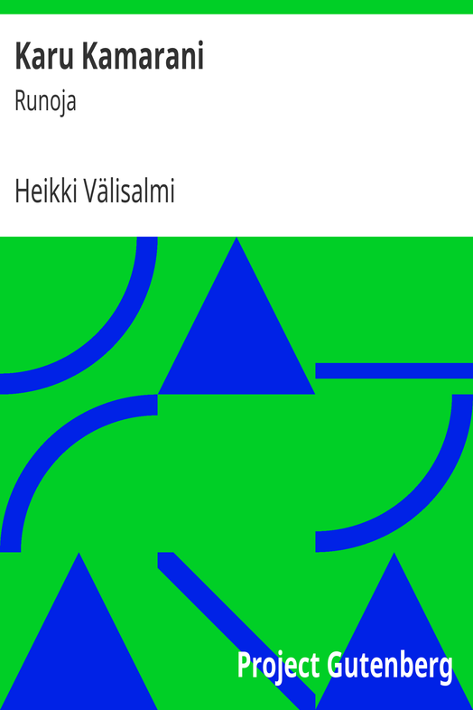 Karu Kamarani cover