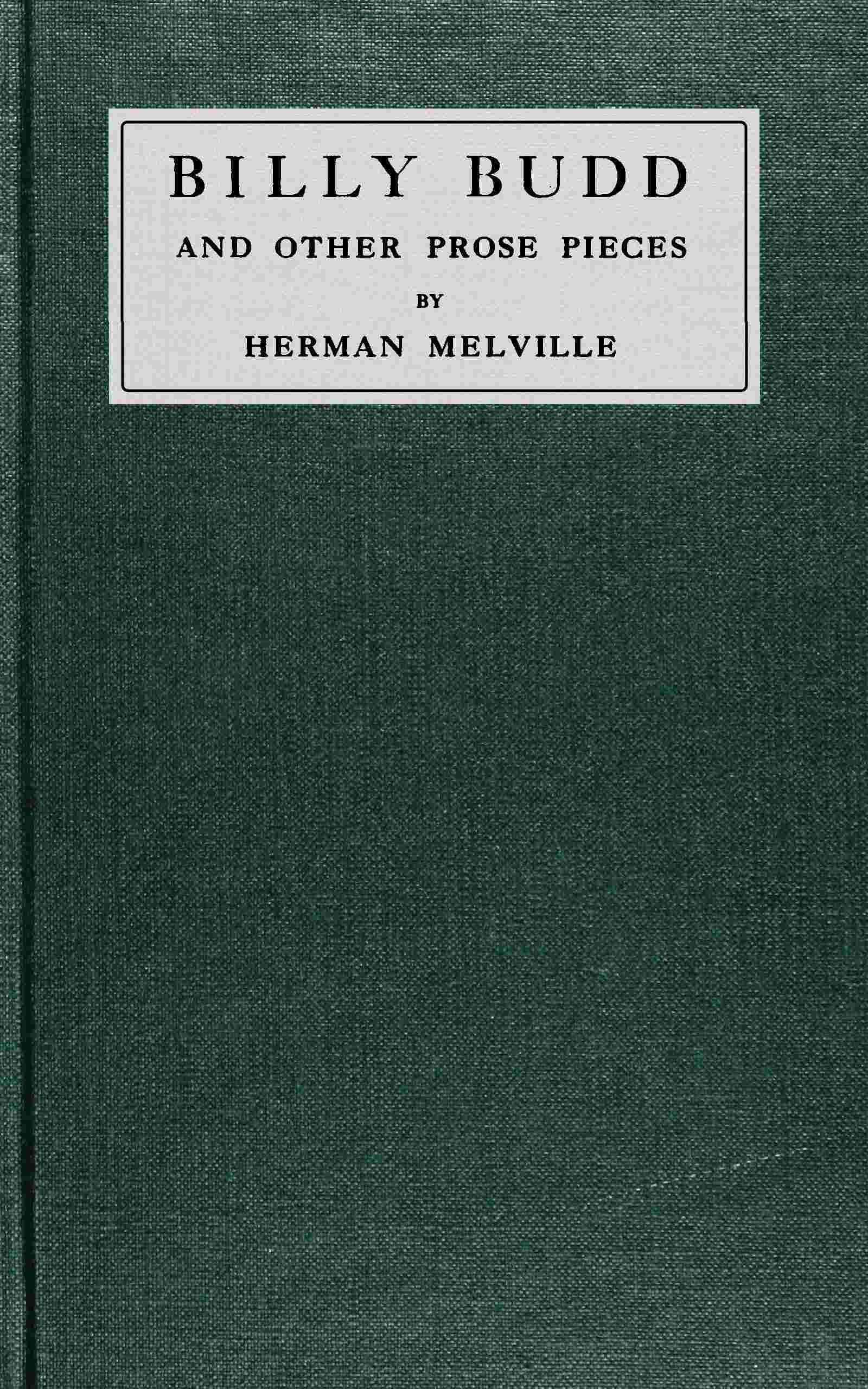 Billy Budd cover