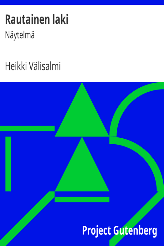 Rautainen laki cover